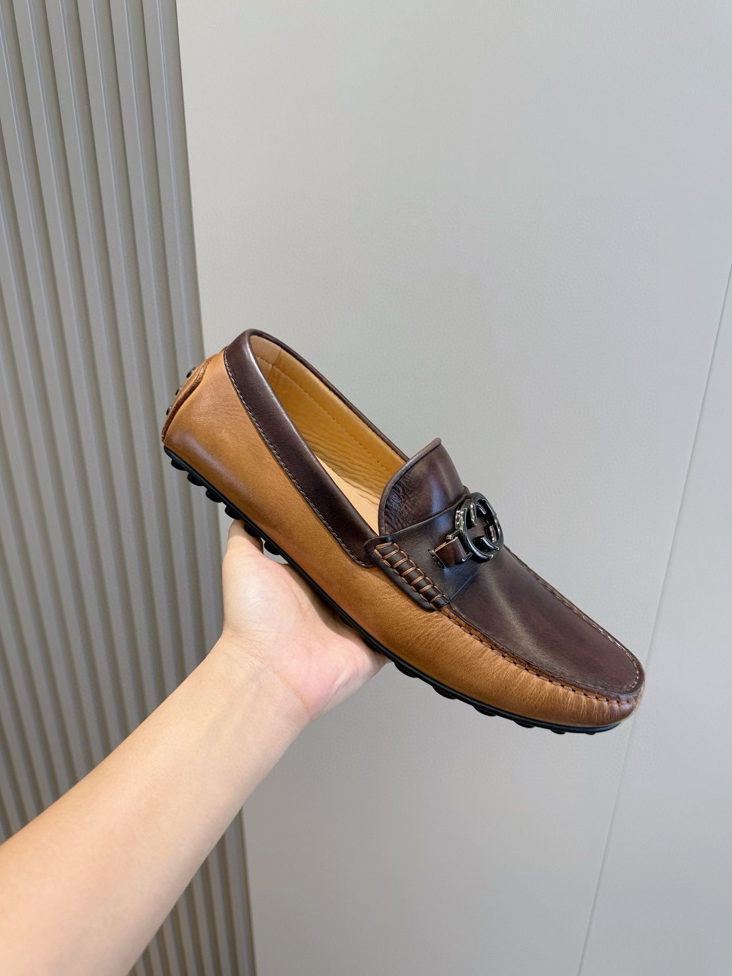 Gucci Male Loafers Cow Leather S