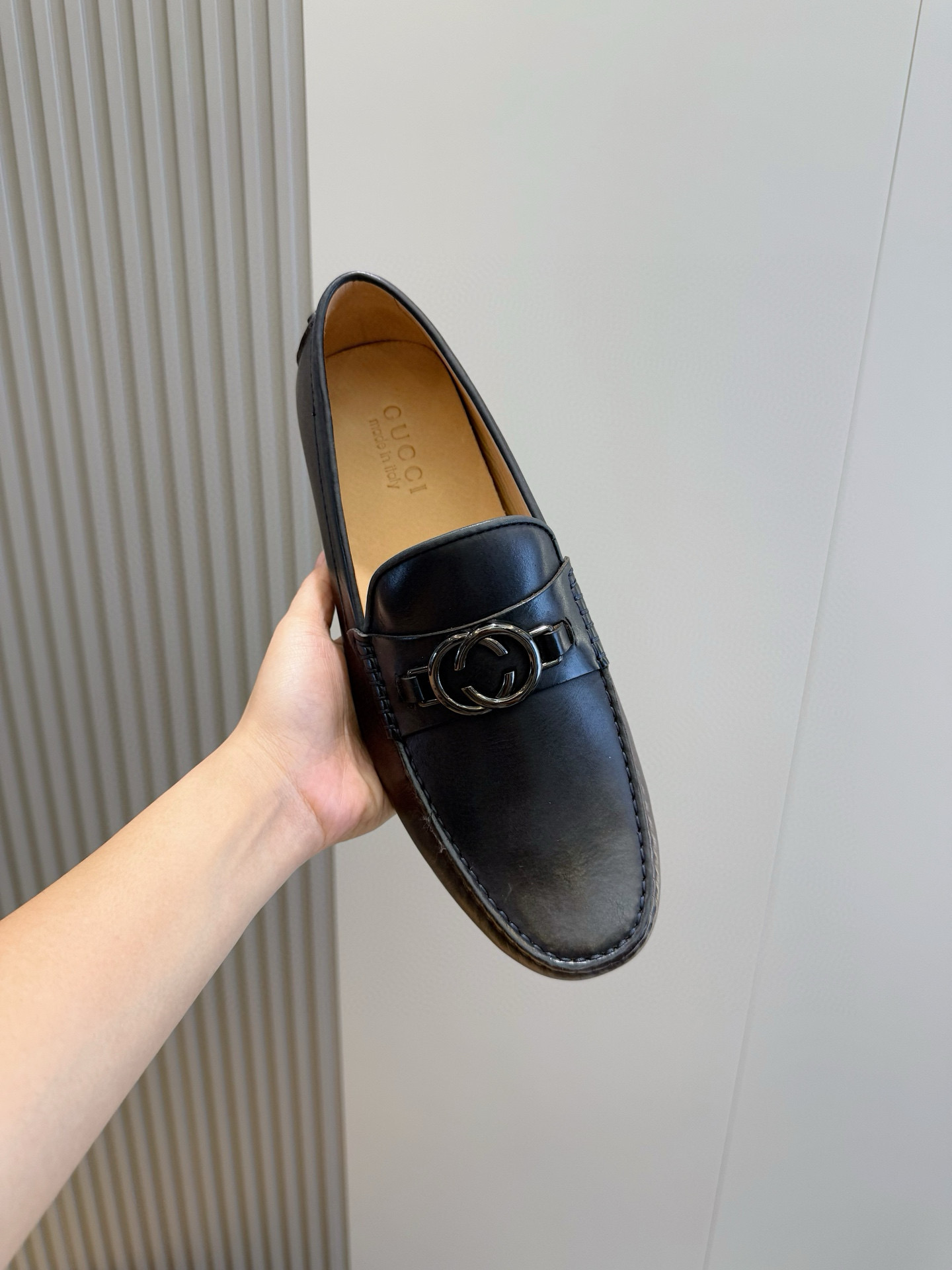 Gucci Male Loafers Cow Leather S