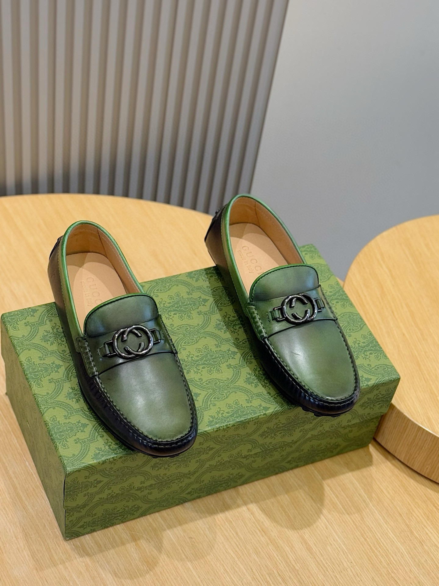 Gucci Male Loafers Cow Leather S