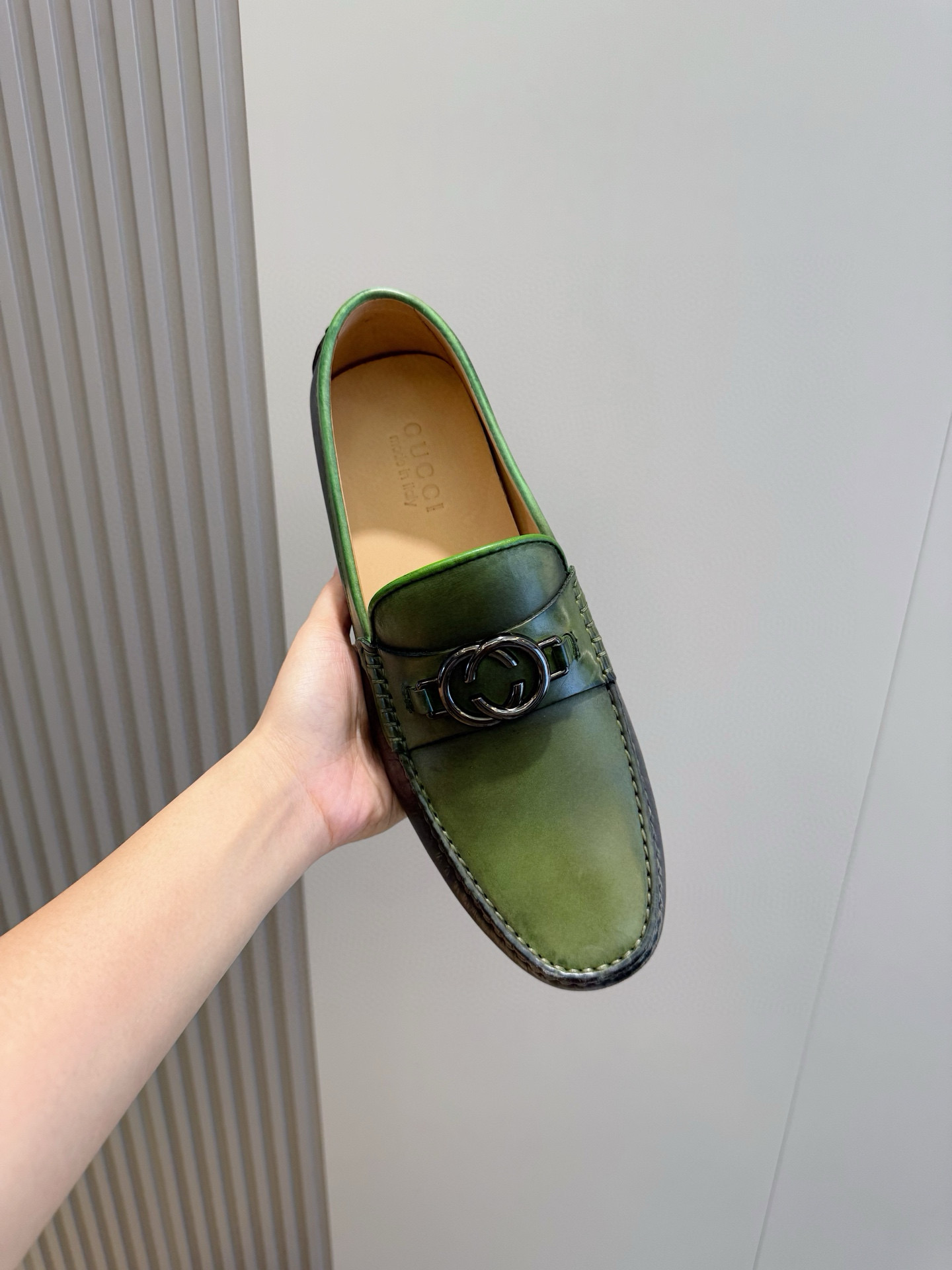 Gucci Male Loafers Cow Leather S