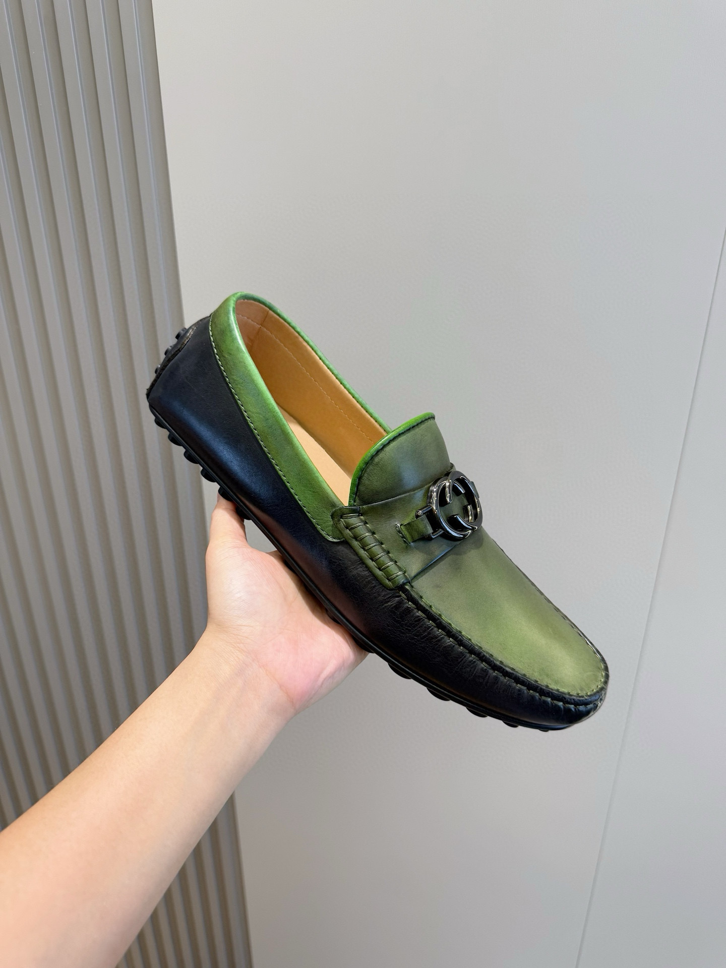 Gucci Male Loafers Cow Leather S