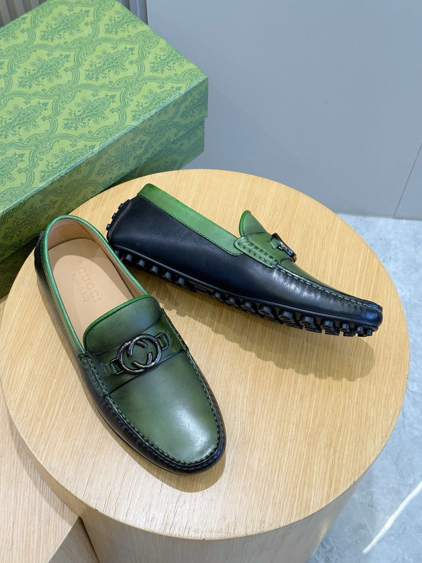 Gucci Male Loafers Cow Leather S