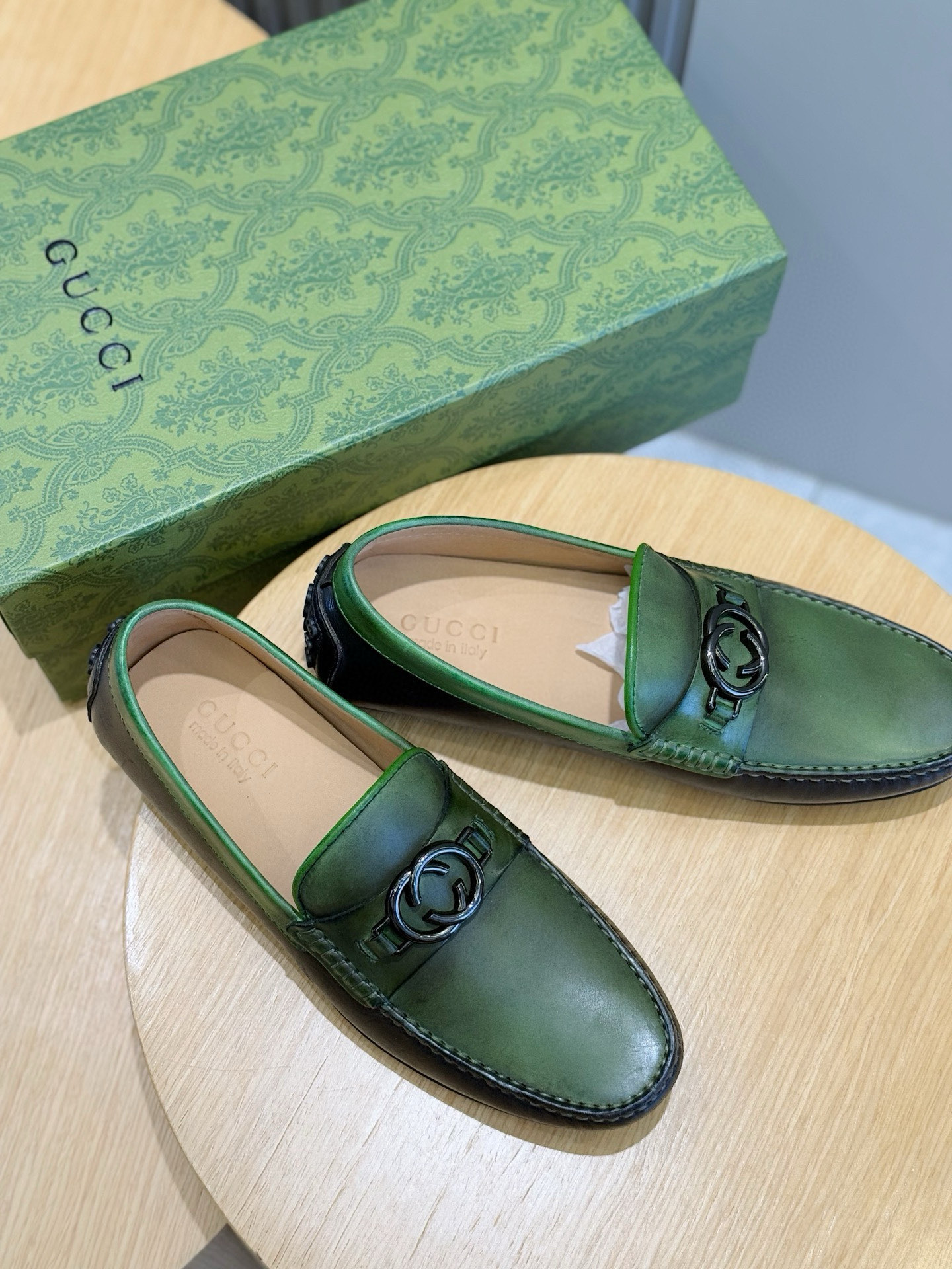 Gucci Male Loafers Cow Leather S