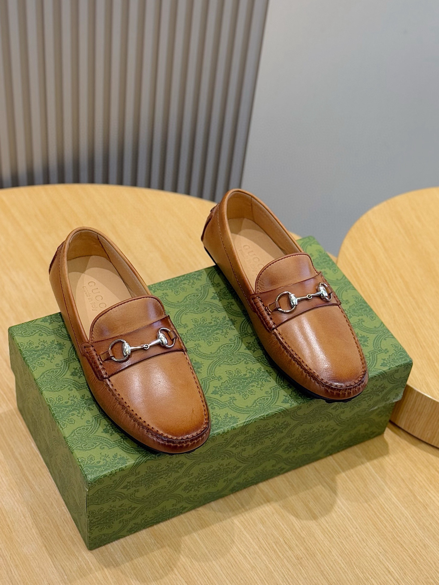 Gucci Male Loafers Cow Leather S