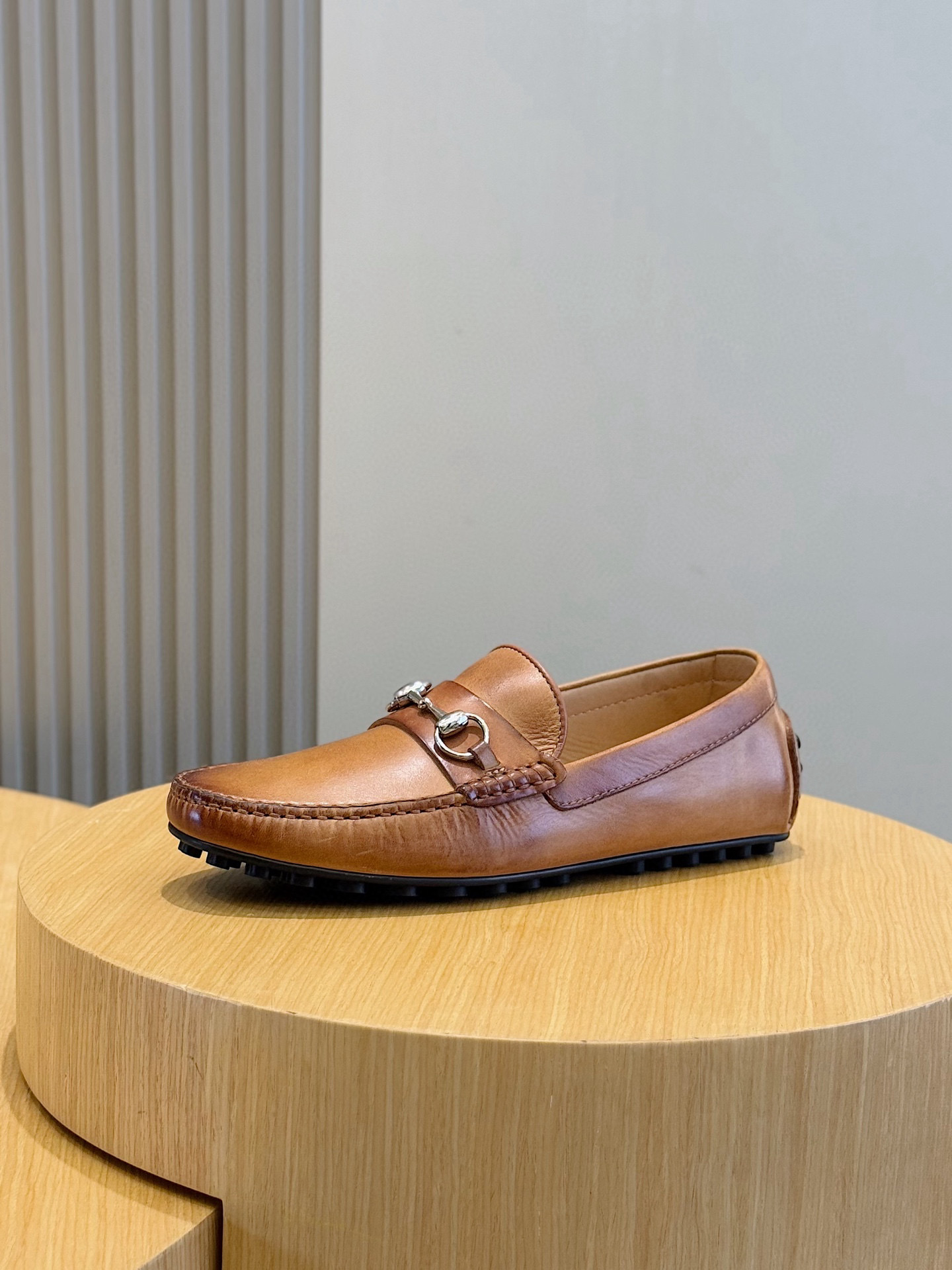 Gucci Male Loafers Cow Leather S