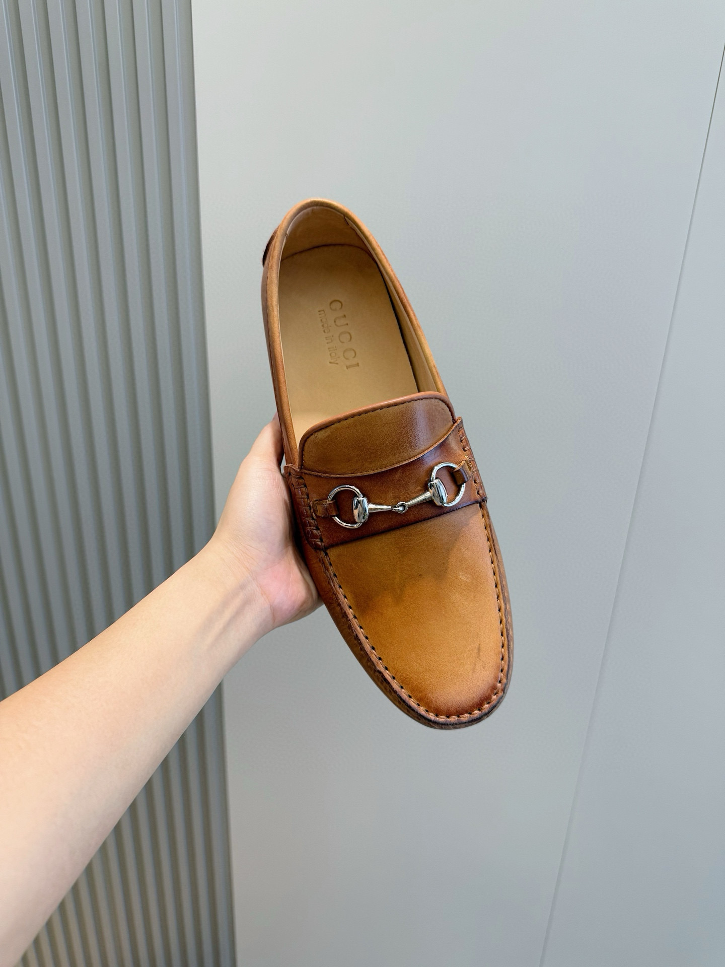 Gucci Male Loafers Cow Leather S