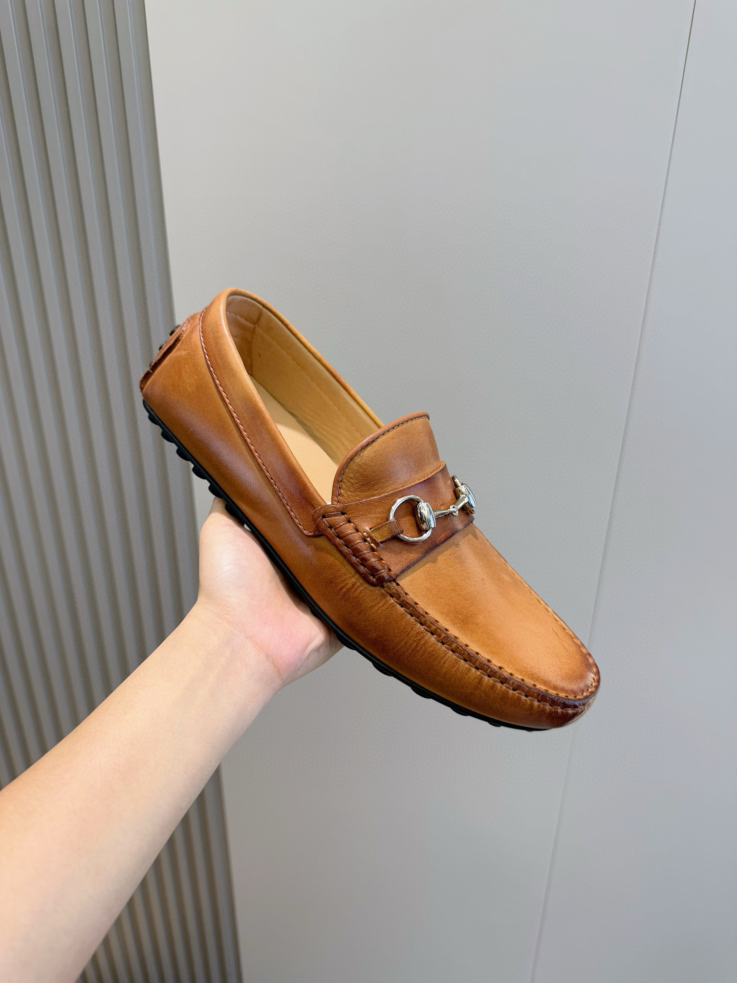 Gucci Male Loafers Cow Leather S
