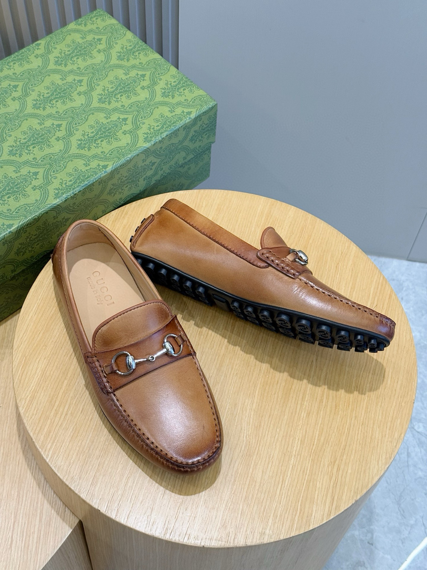 Gucci Male Loafers Cow Leather S