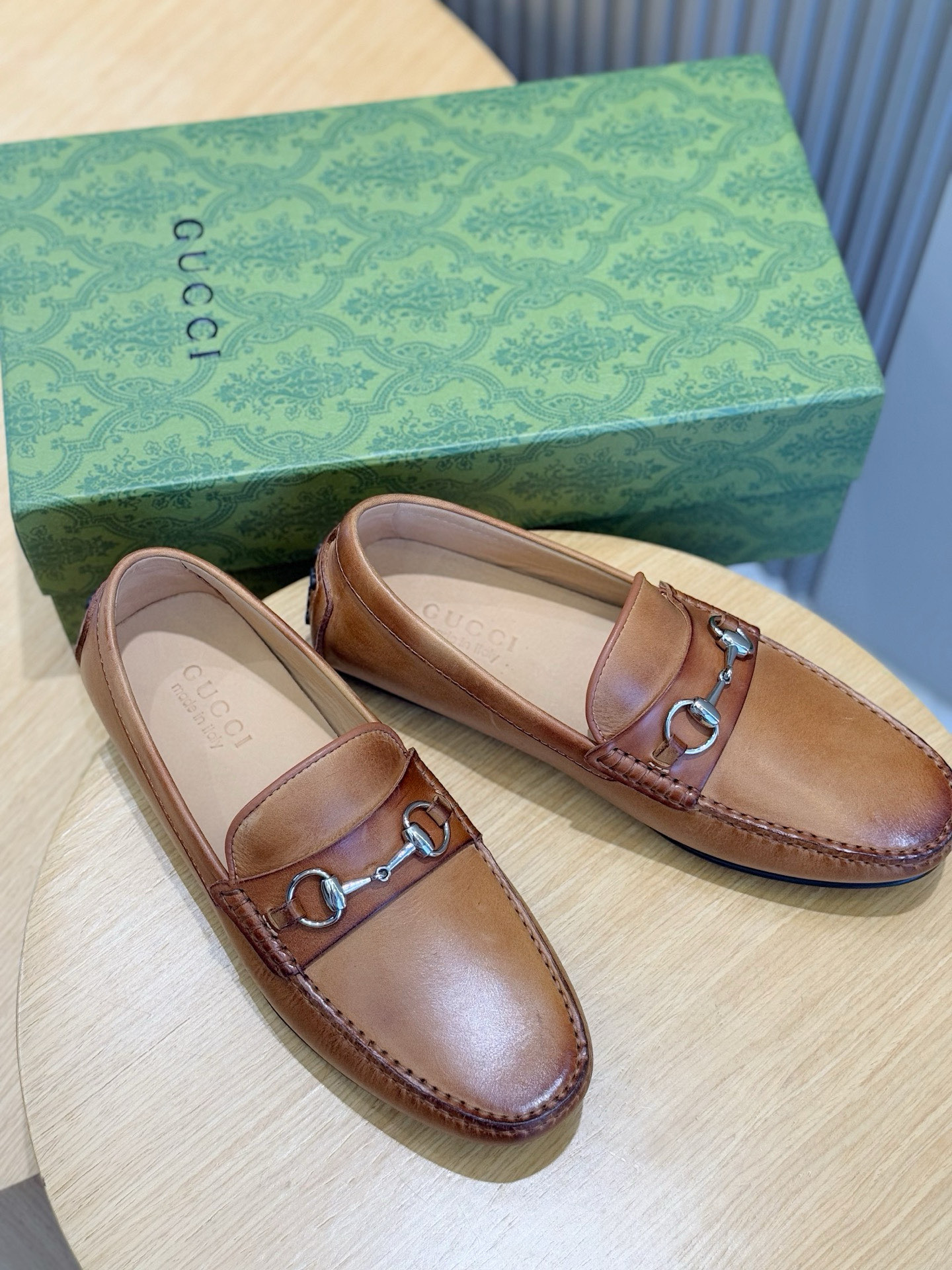 Gucci Male Loafers Cow Leather S