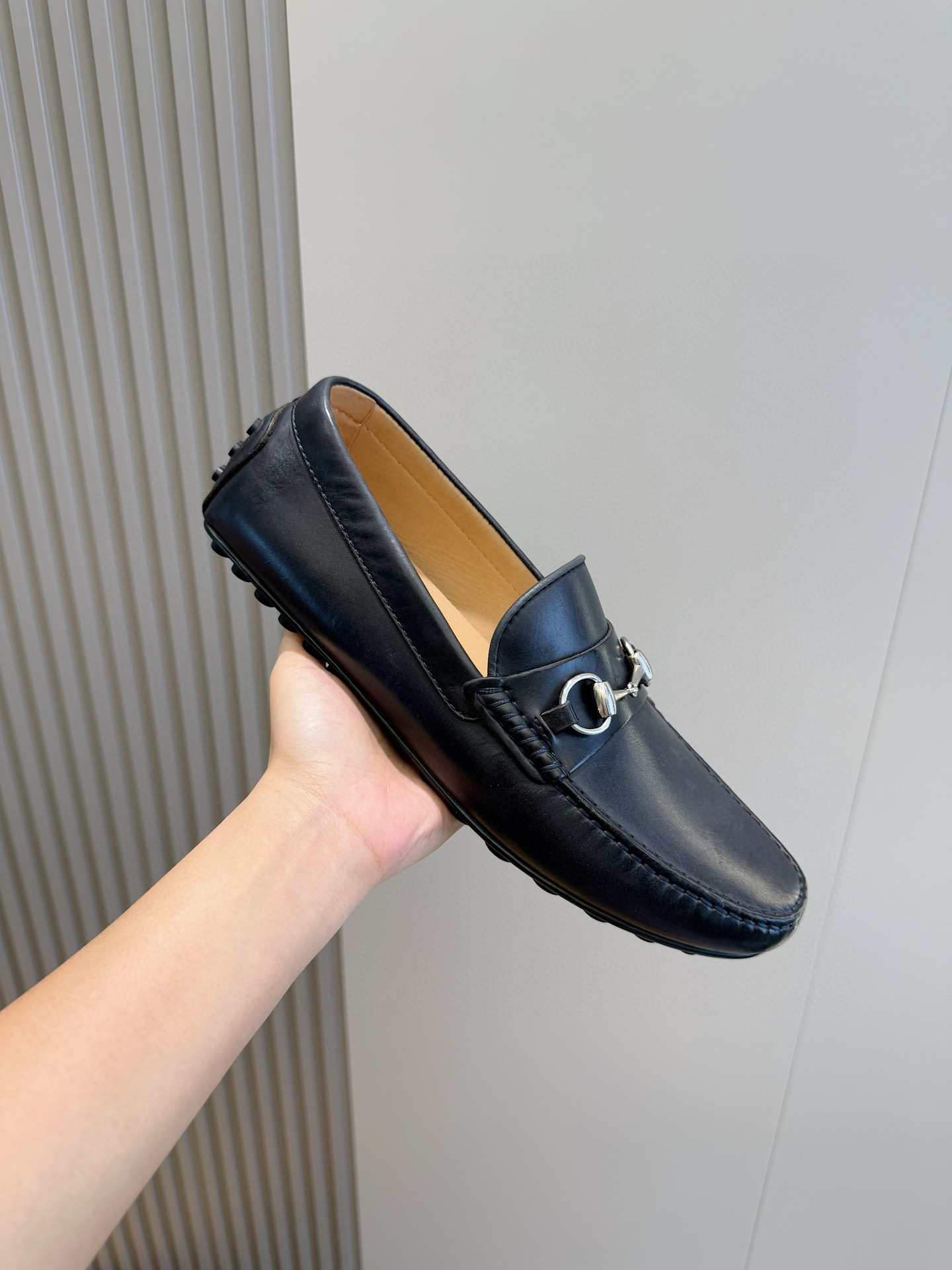 Gucci Male Loafers Cow Leather S