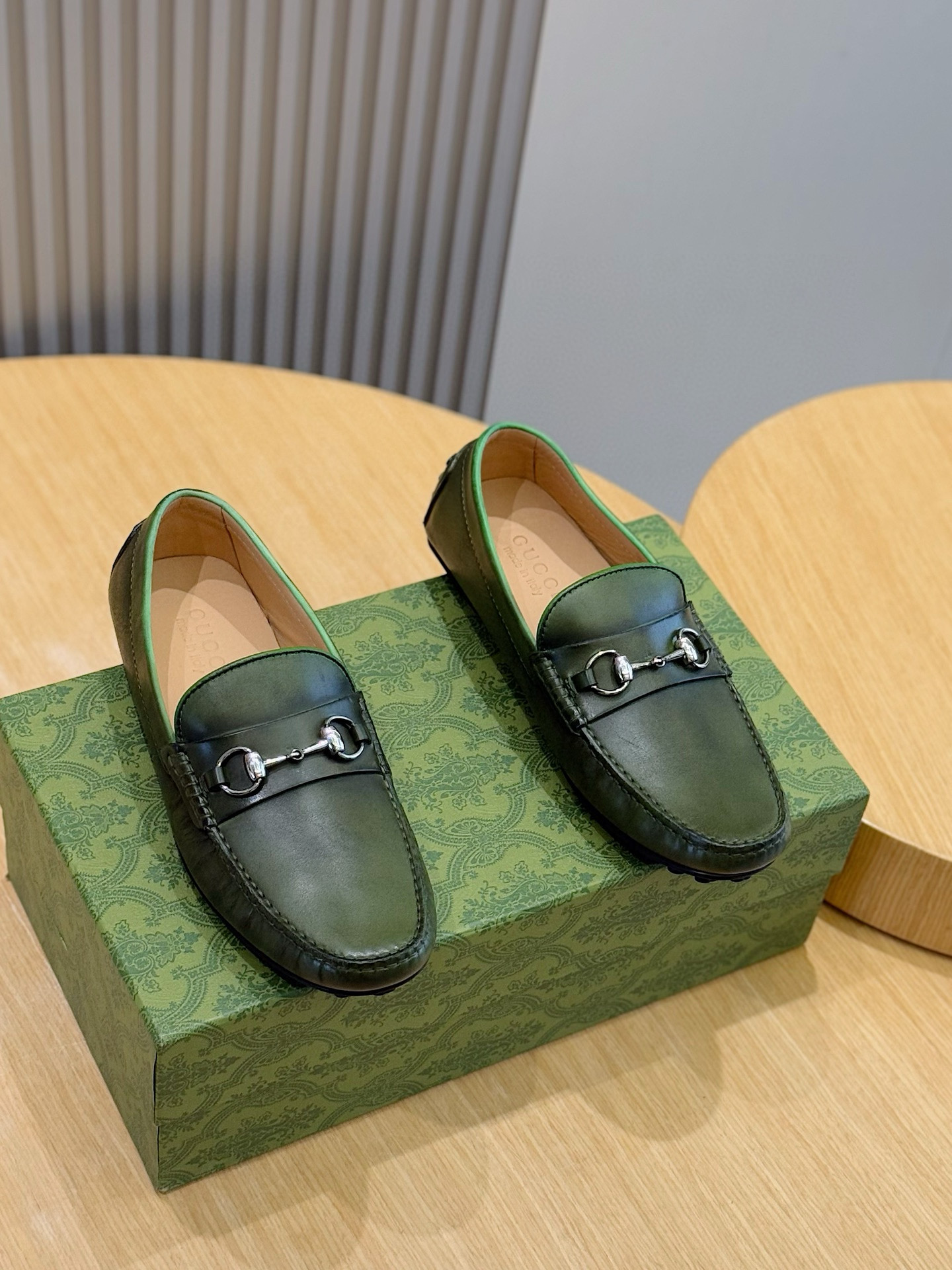 Gucci Male Loafers Cow Leather S