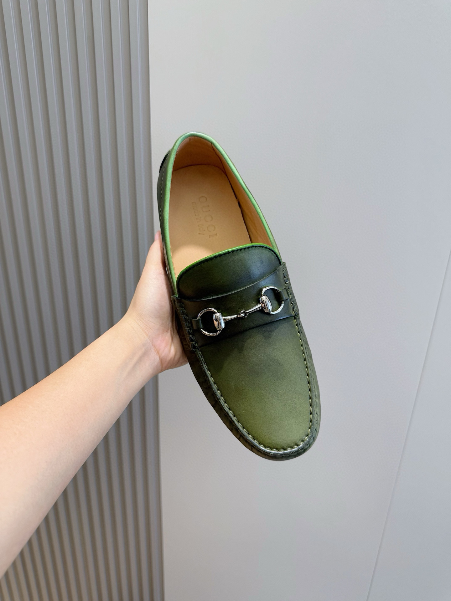 Gucci Male Loafers Cow Leather S