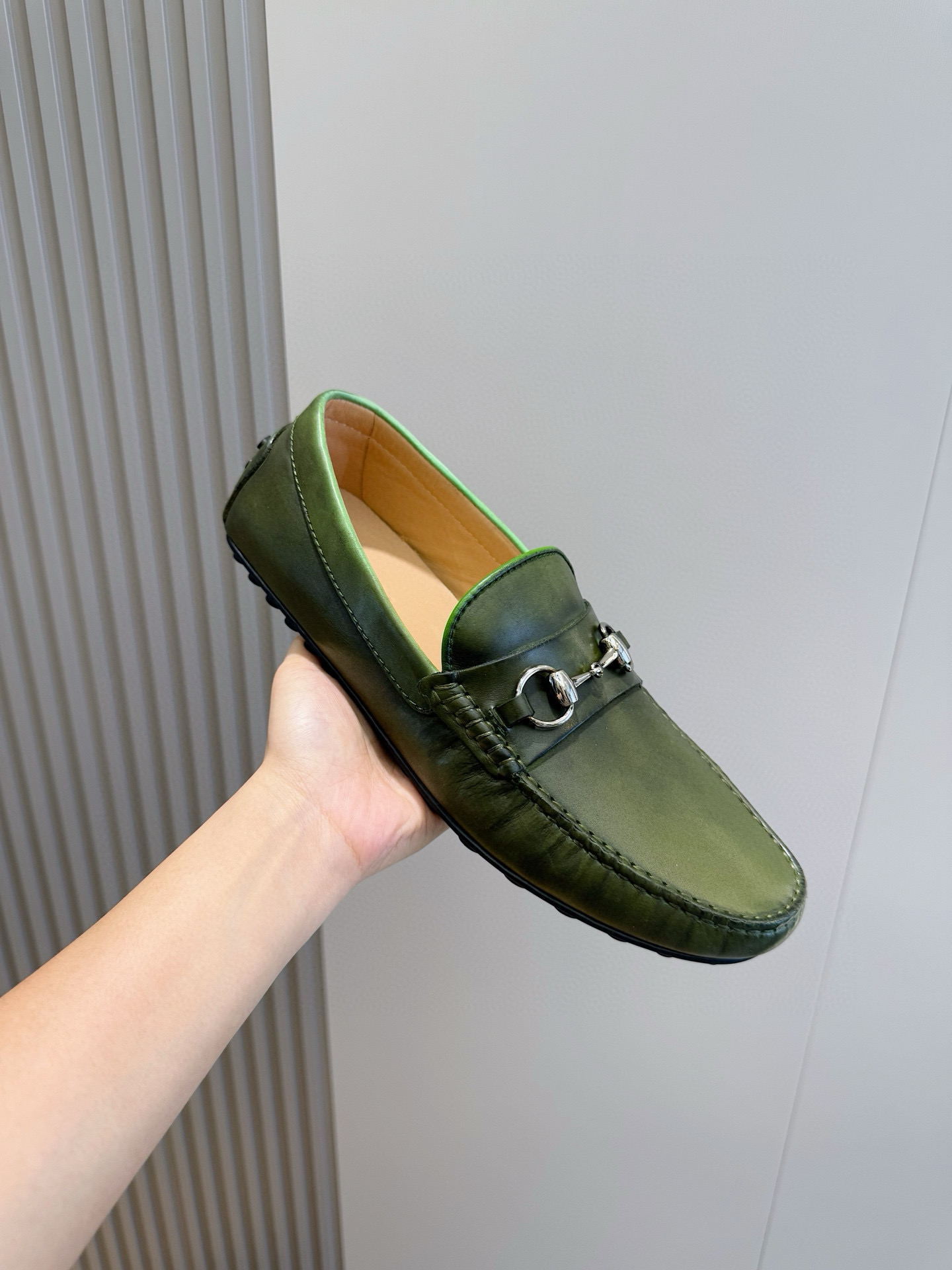 Gucci Male Loafers Cow Leather S