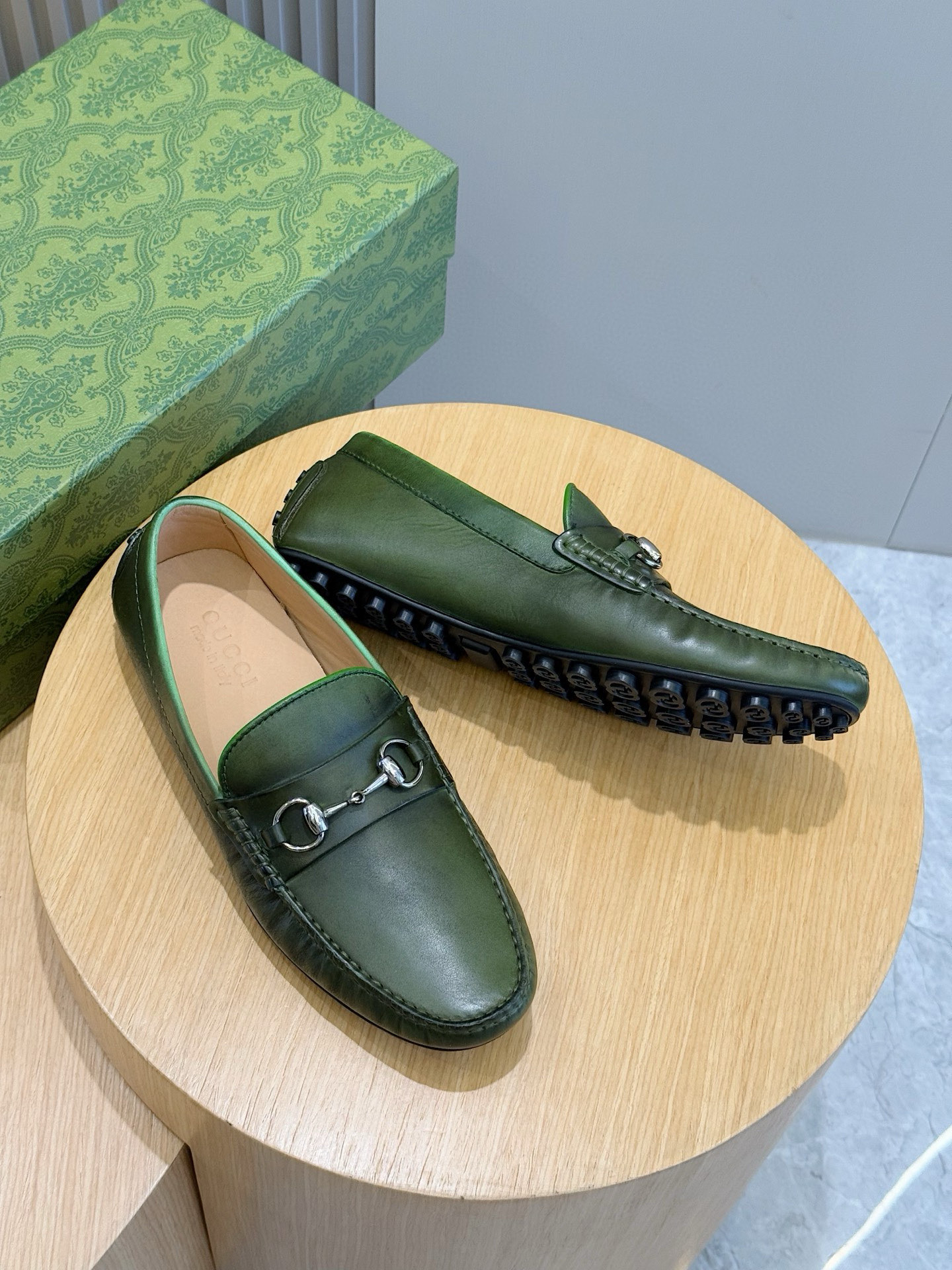 Gucci Male Loafers Cow Leather S