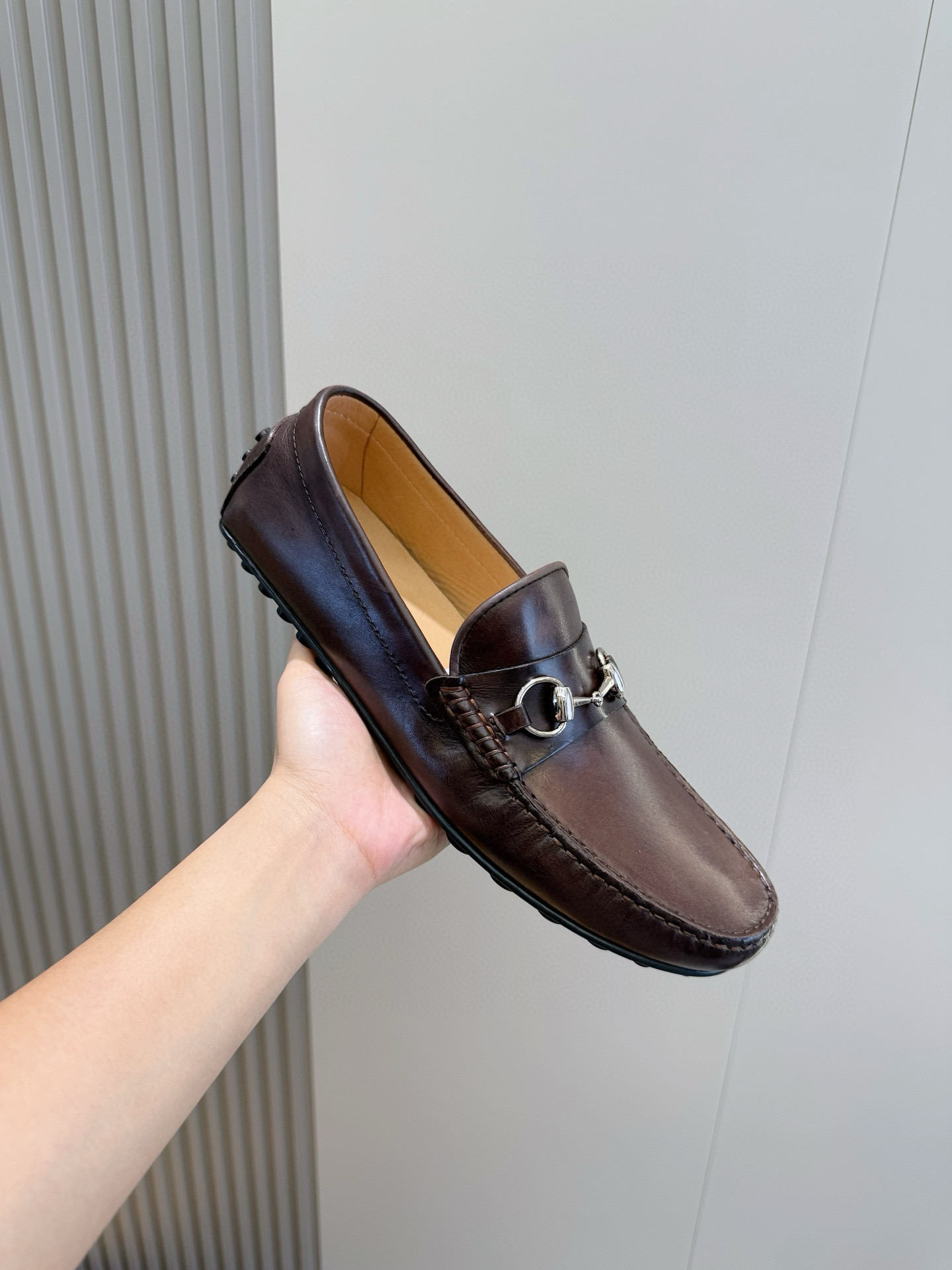 Gucci Male Loafers Cow Leather S