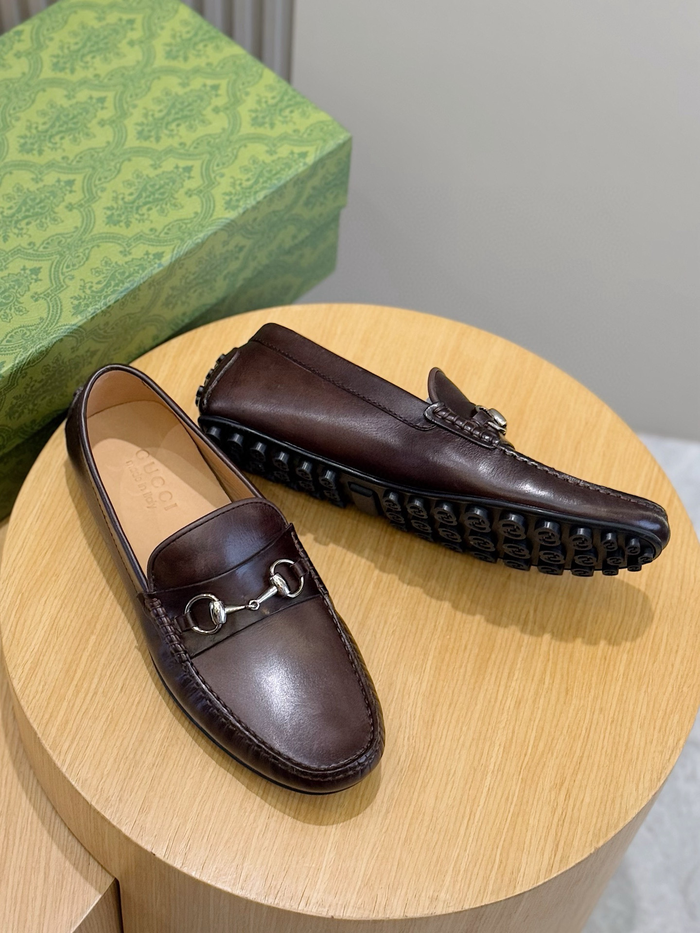 Gucci Male Loafers Cow Leather S