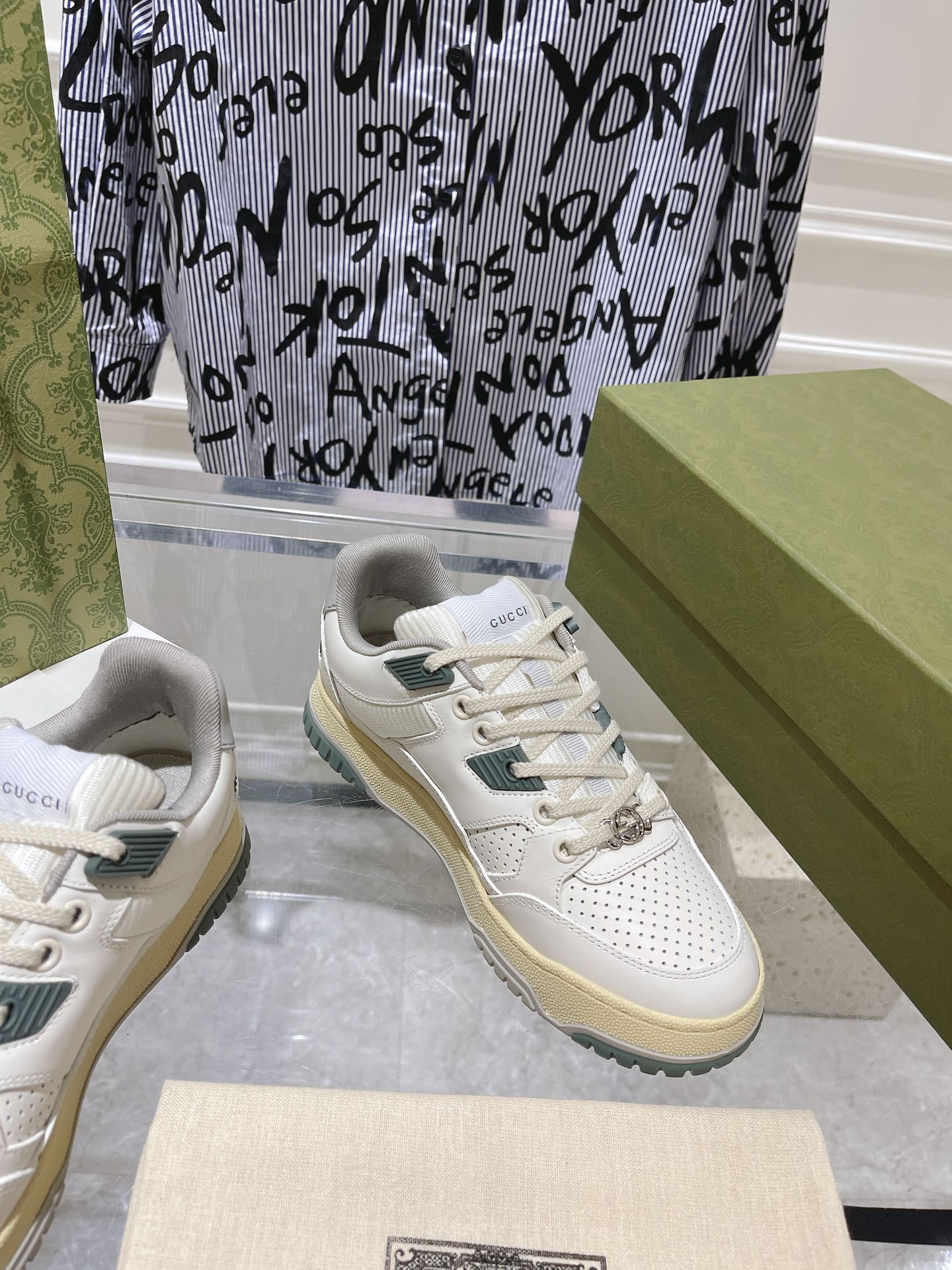 Gucci Couple Board Shoes Breathable M-s