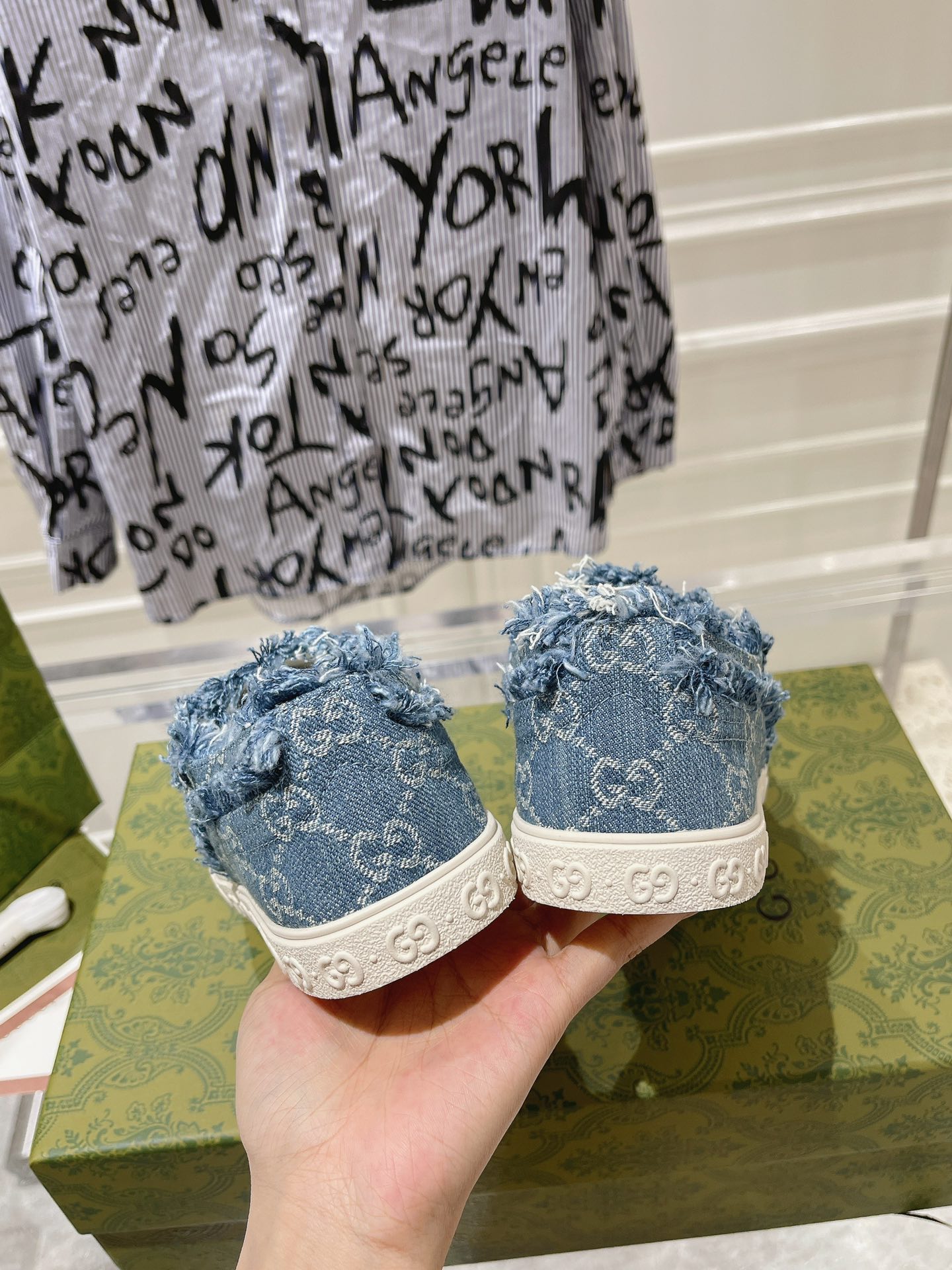 Gucci Couple Canvas Shoes Canvas M