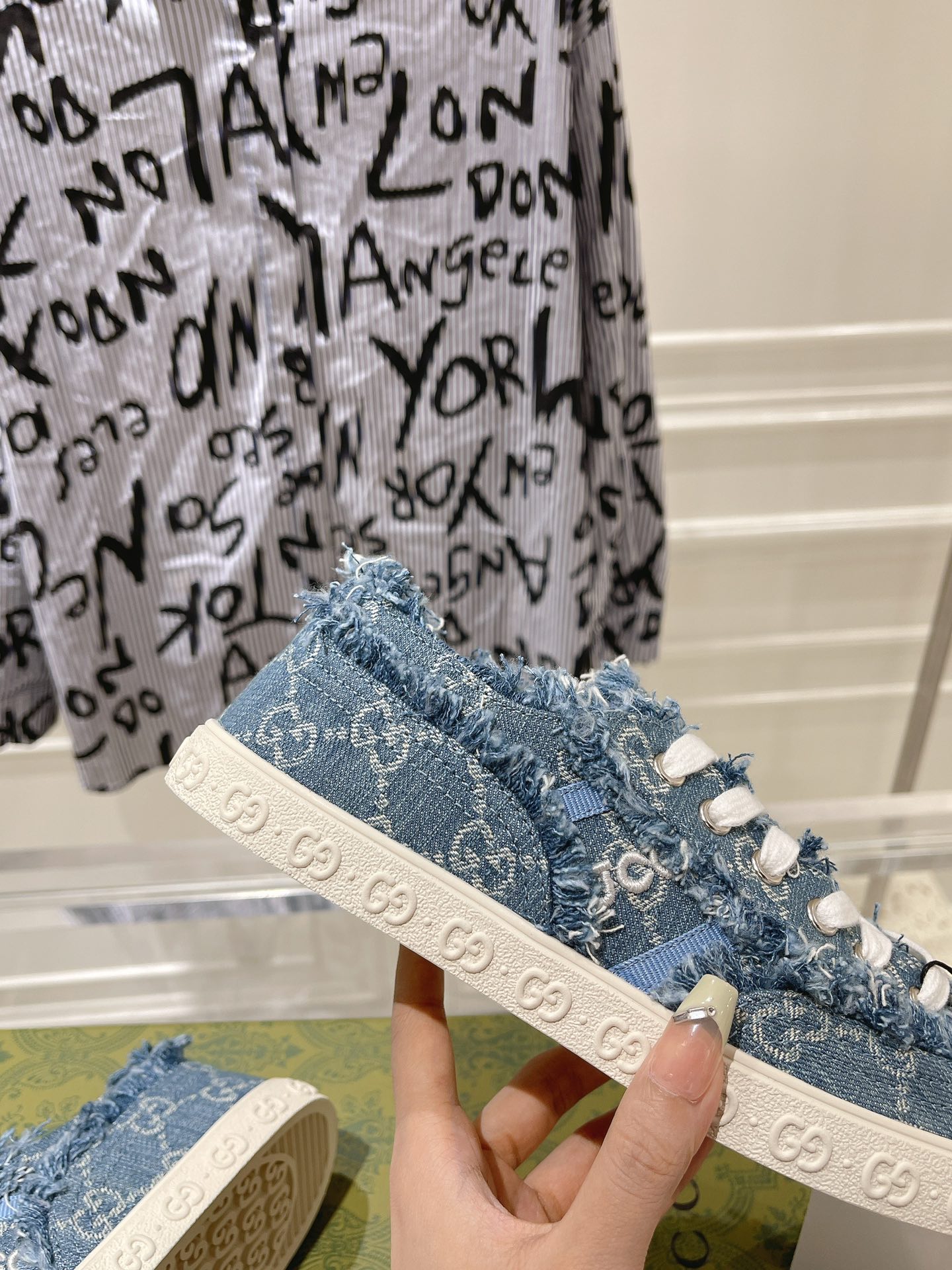 Gucci Couple Canvas Shoes Canvas M