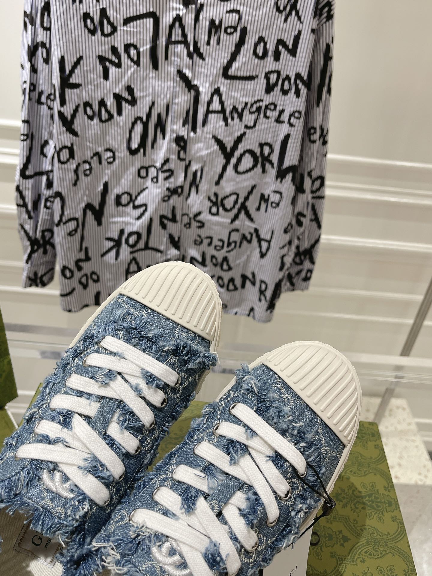 Gucci Couple Canvas Shoes Canvas M