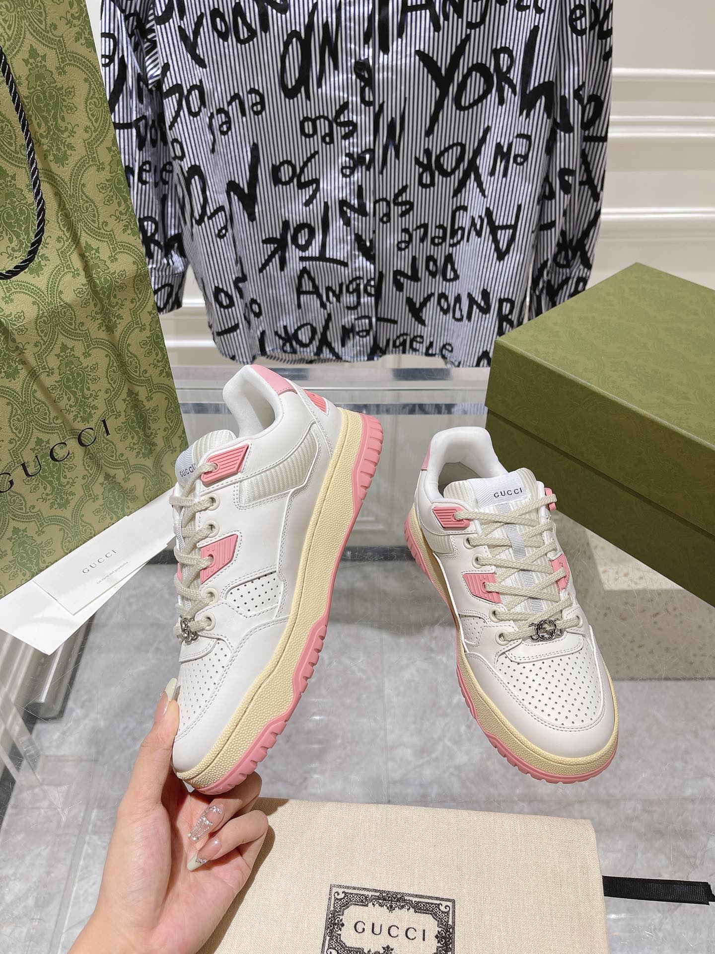 Gucci Couple Board Shoes Breathable M-s