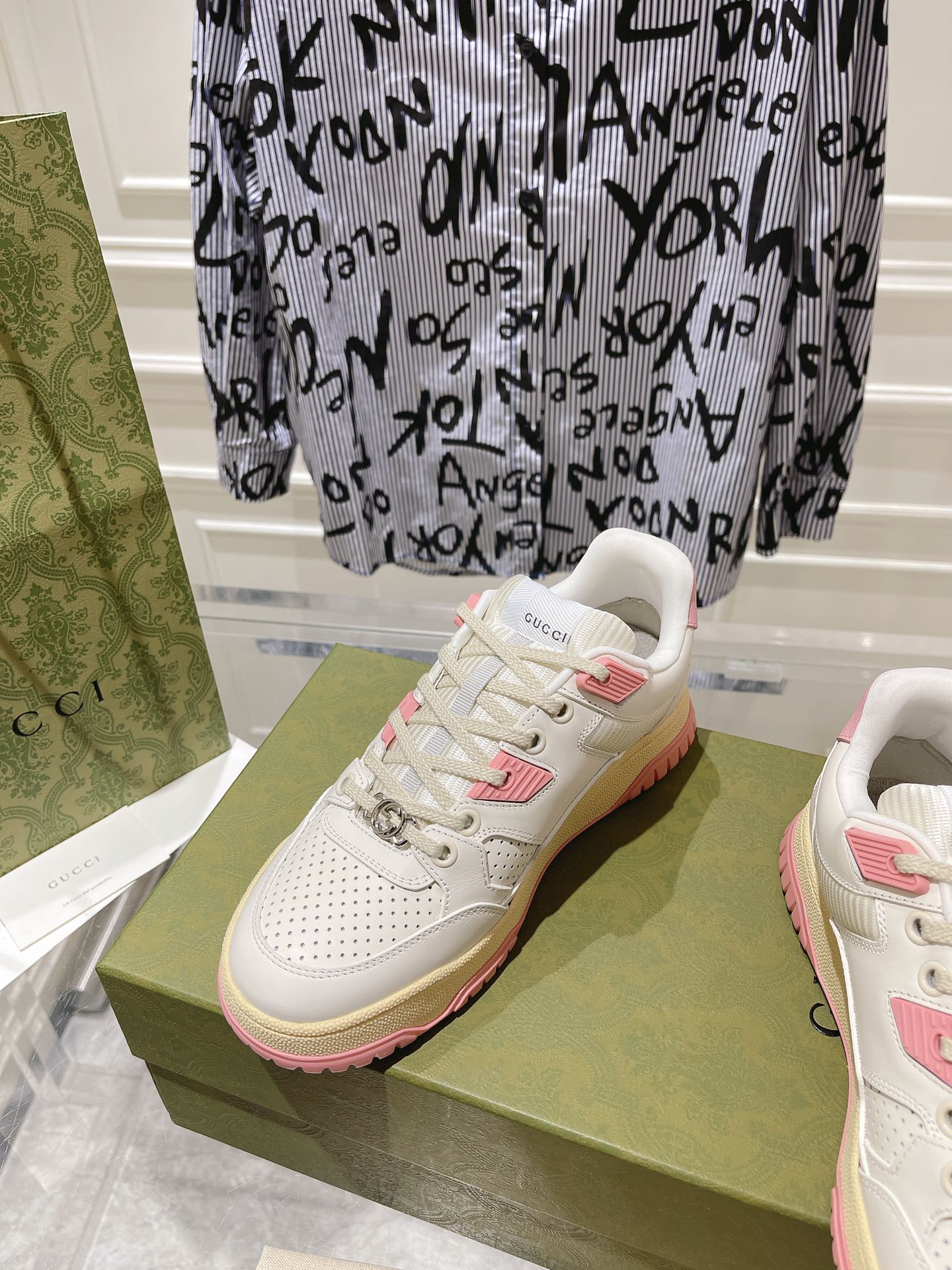 Gucci Couple Board Shoes Breathable M-s