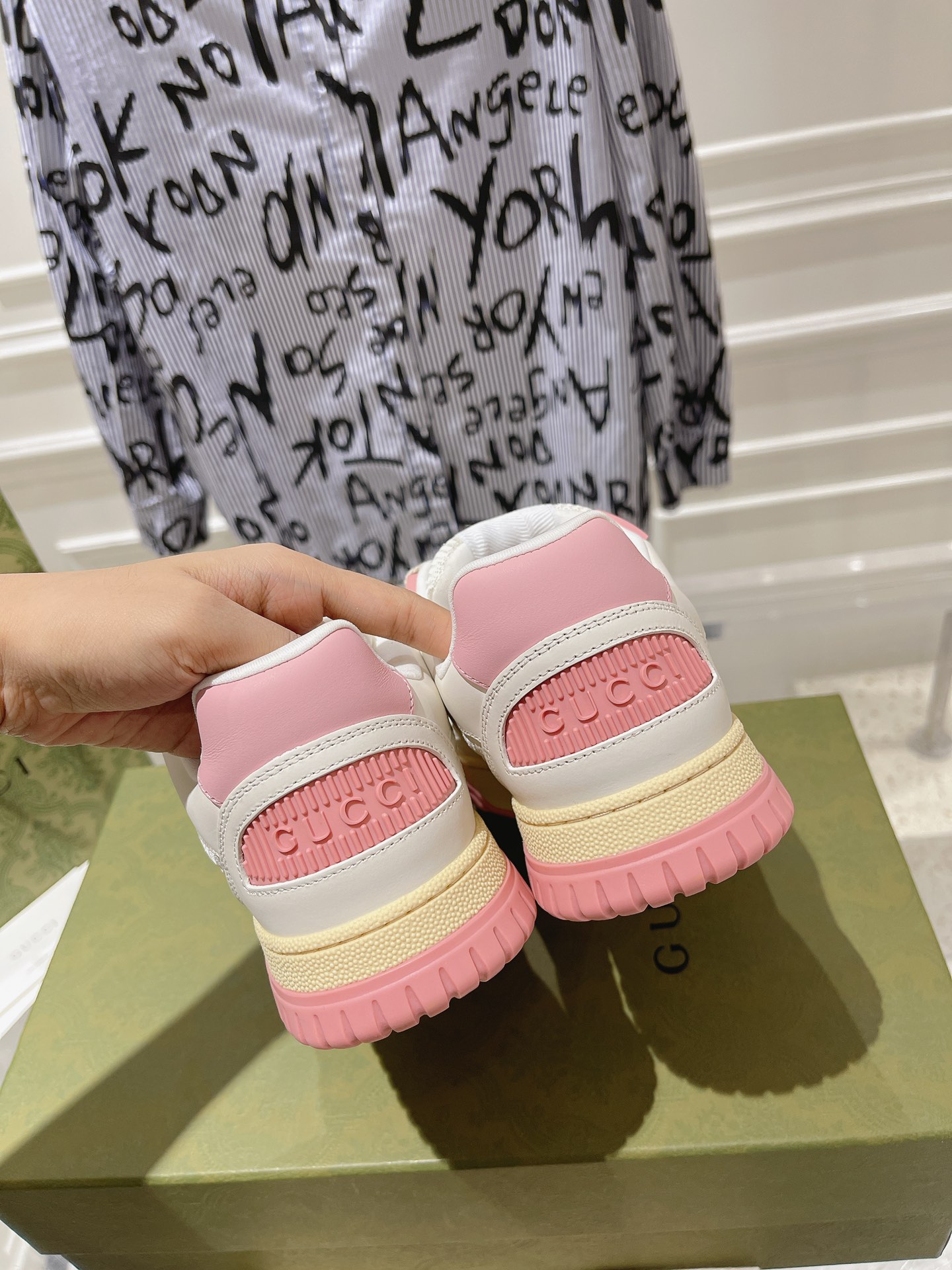 Gucci Couple Board Shoes Breathable M-s