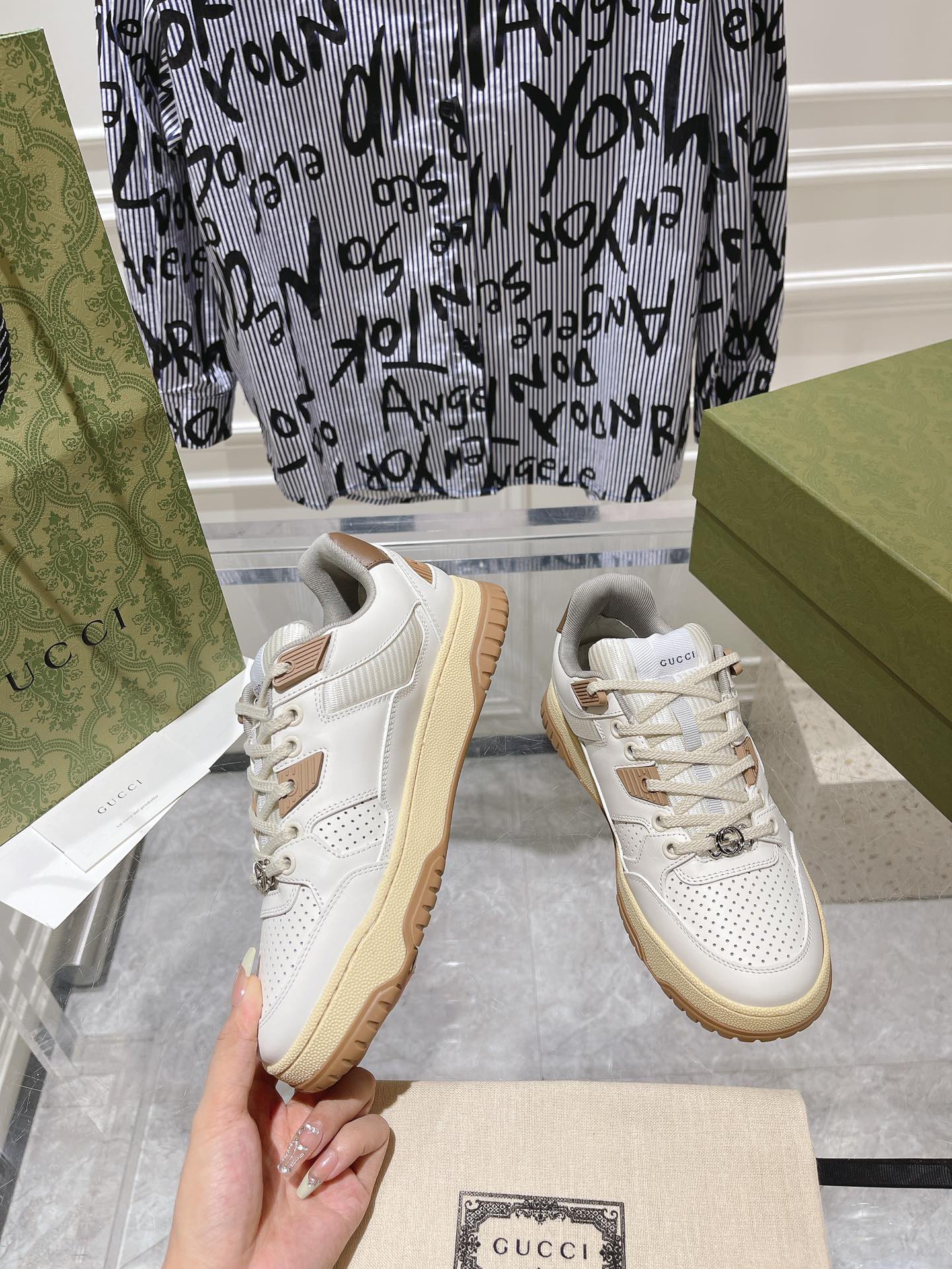 Gucci Couple Board Shoes Breathable M-s