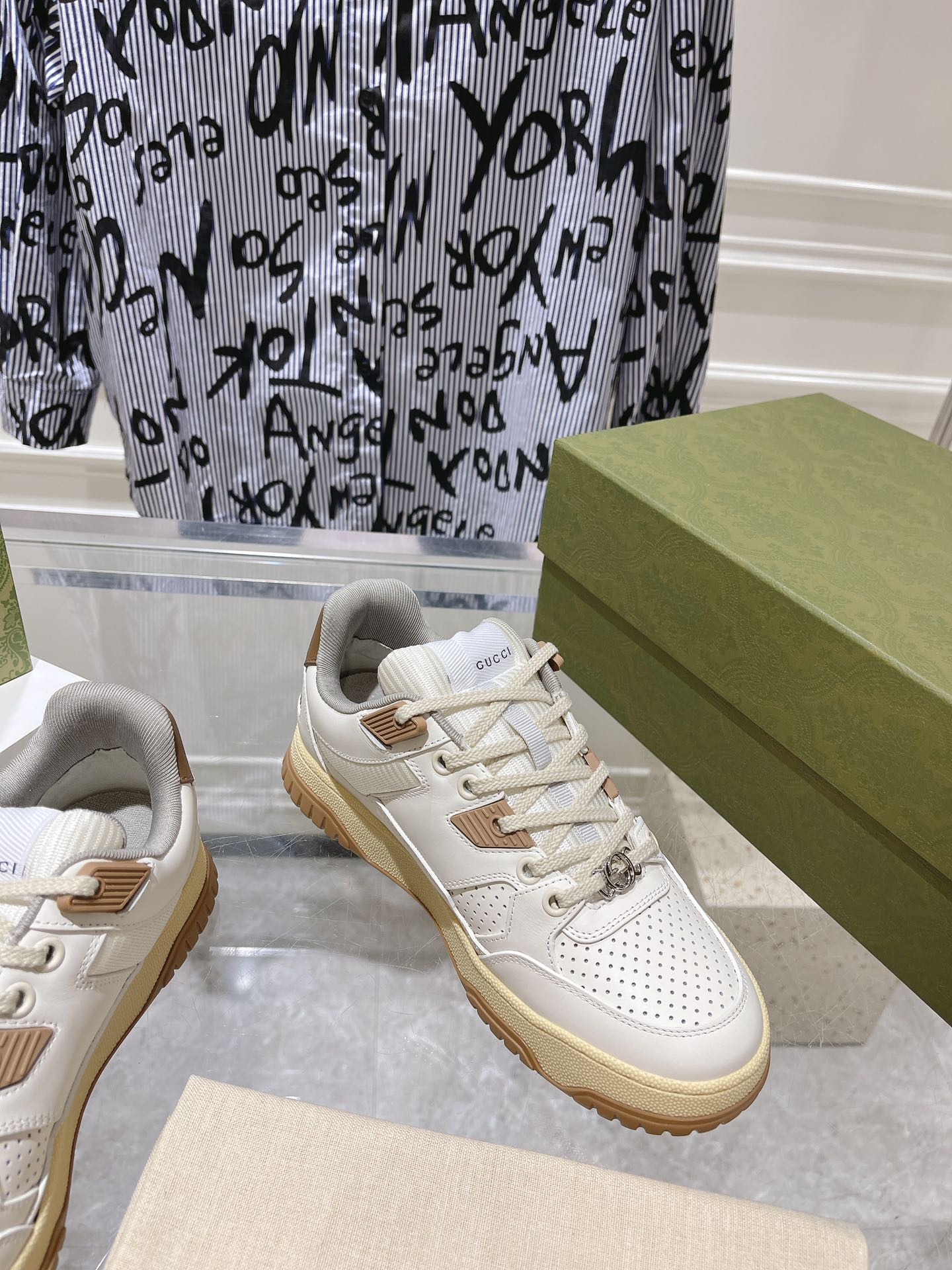 Gucci Couple Board Shoes Breathable M-s