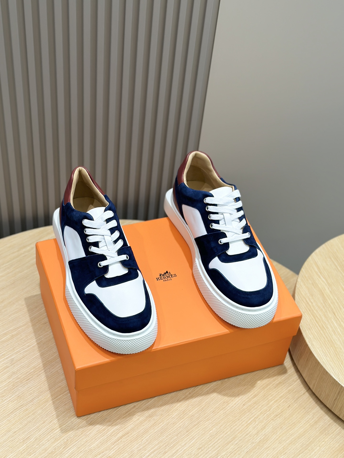 Hermes Leather Shoes Cow Leather White M-s