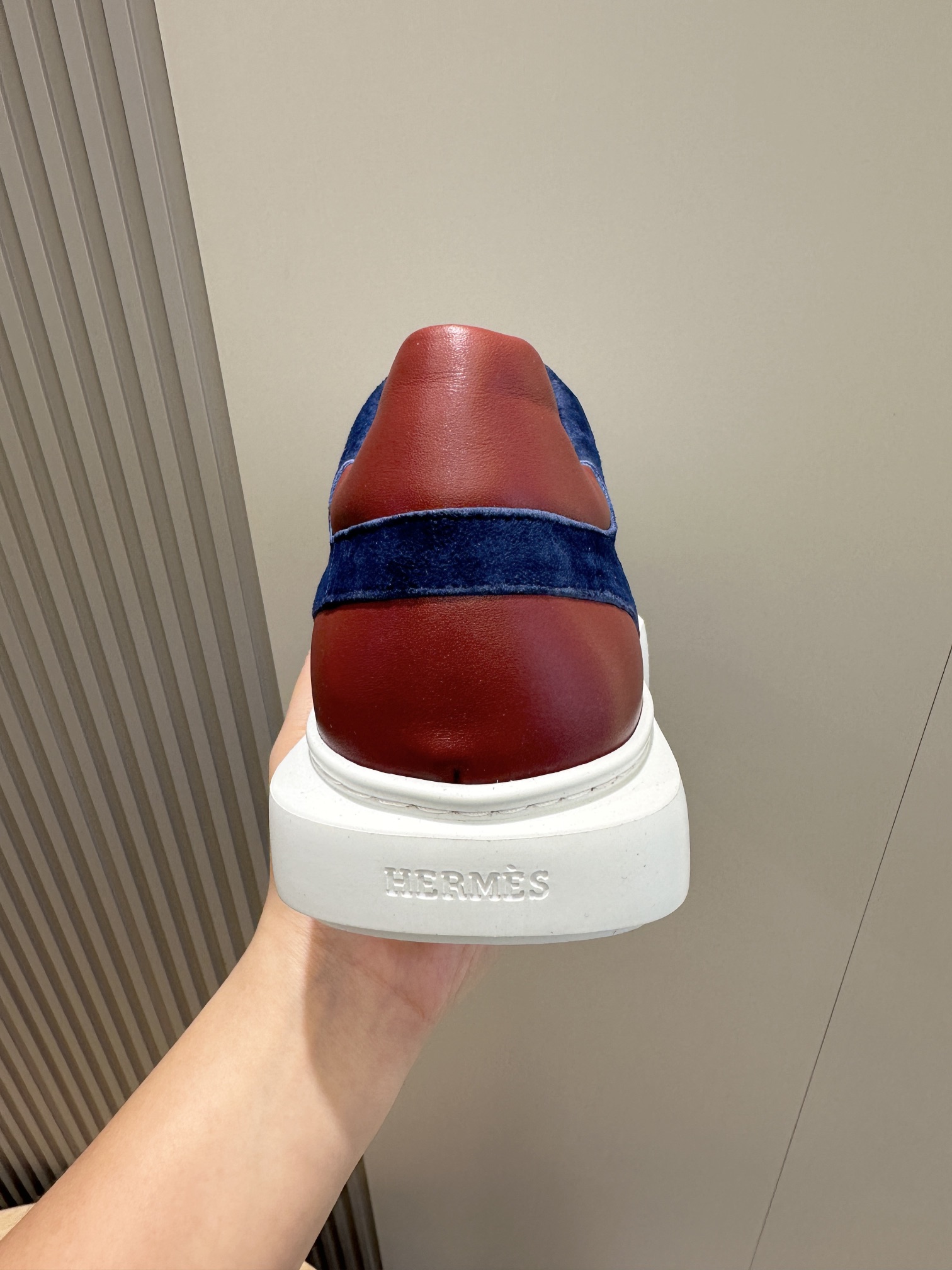 Hermes Leather Shoes Cow Leather White M-s