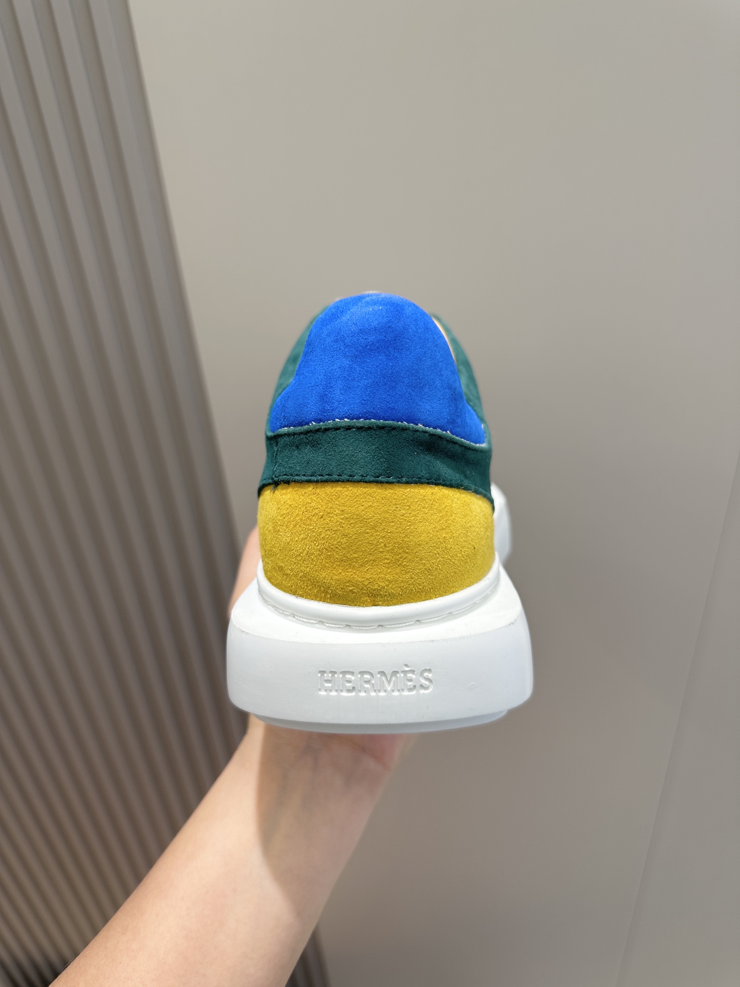 Hermes Leather Shoes Cow Leather White M-s