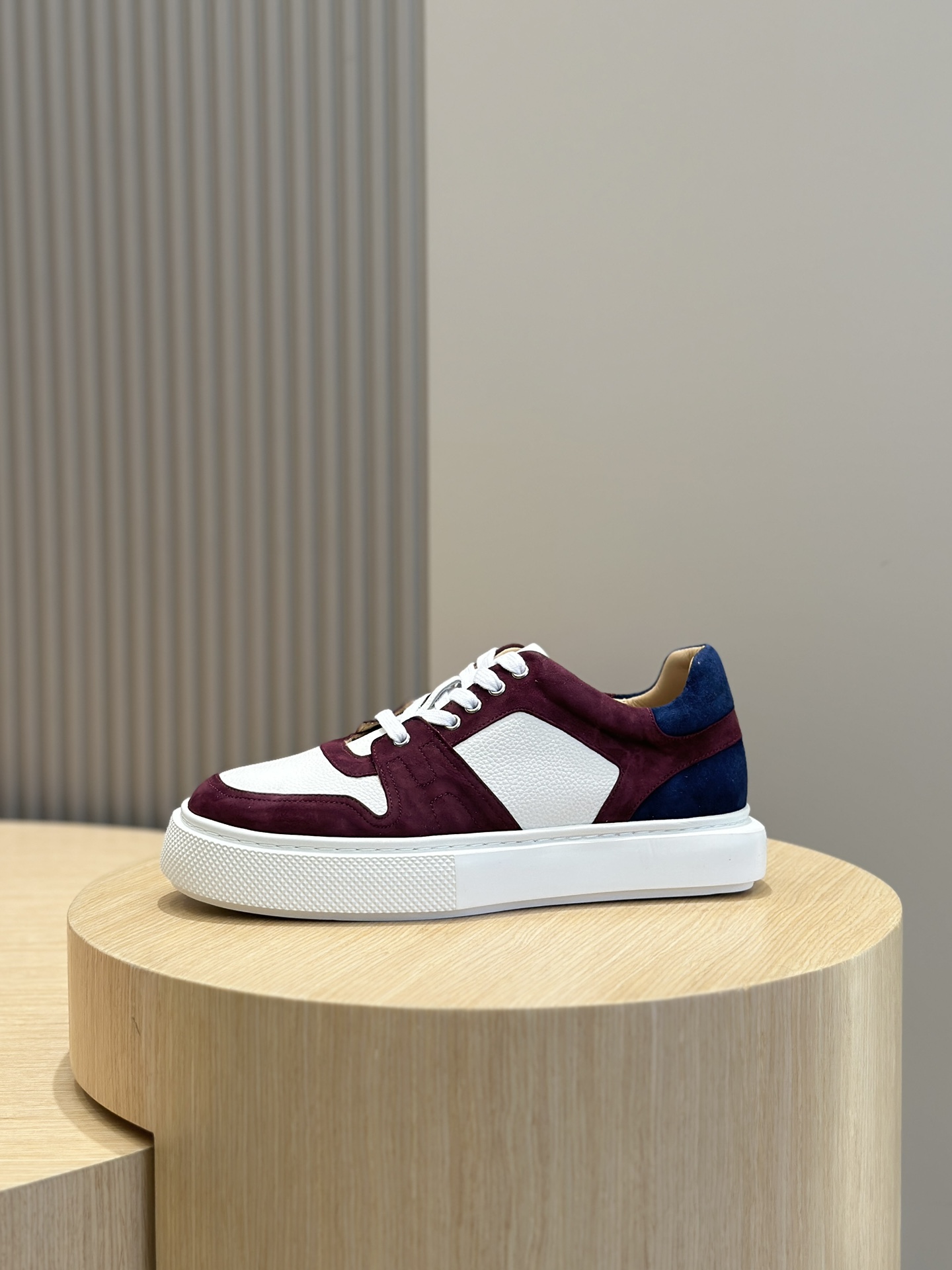 Hermes Leather Shoes Cow Leather White M-s