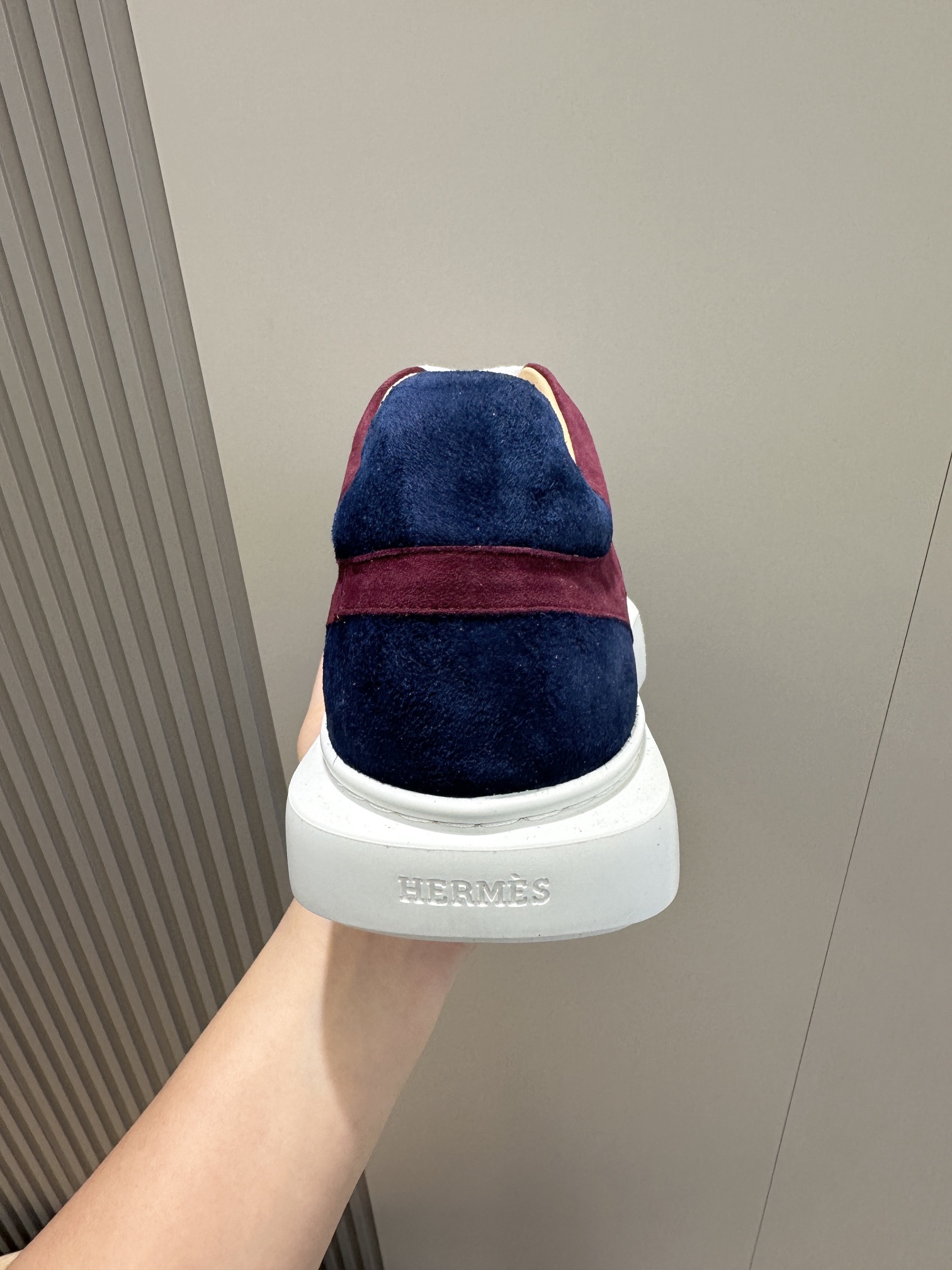 Hermes Leather Shoes Cow Leather White M-s