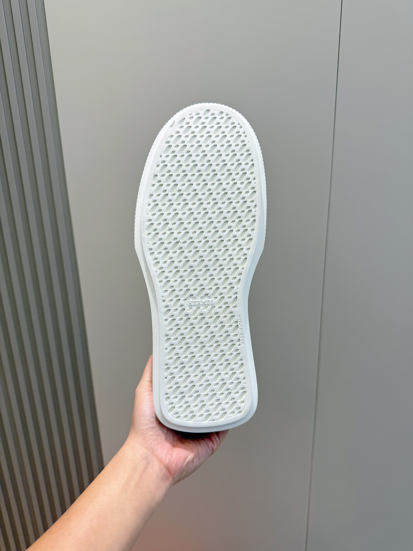 Hermes Leather Shoes Cow Leather White M-s