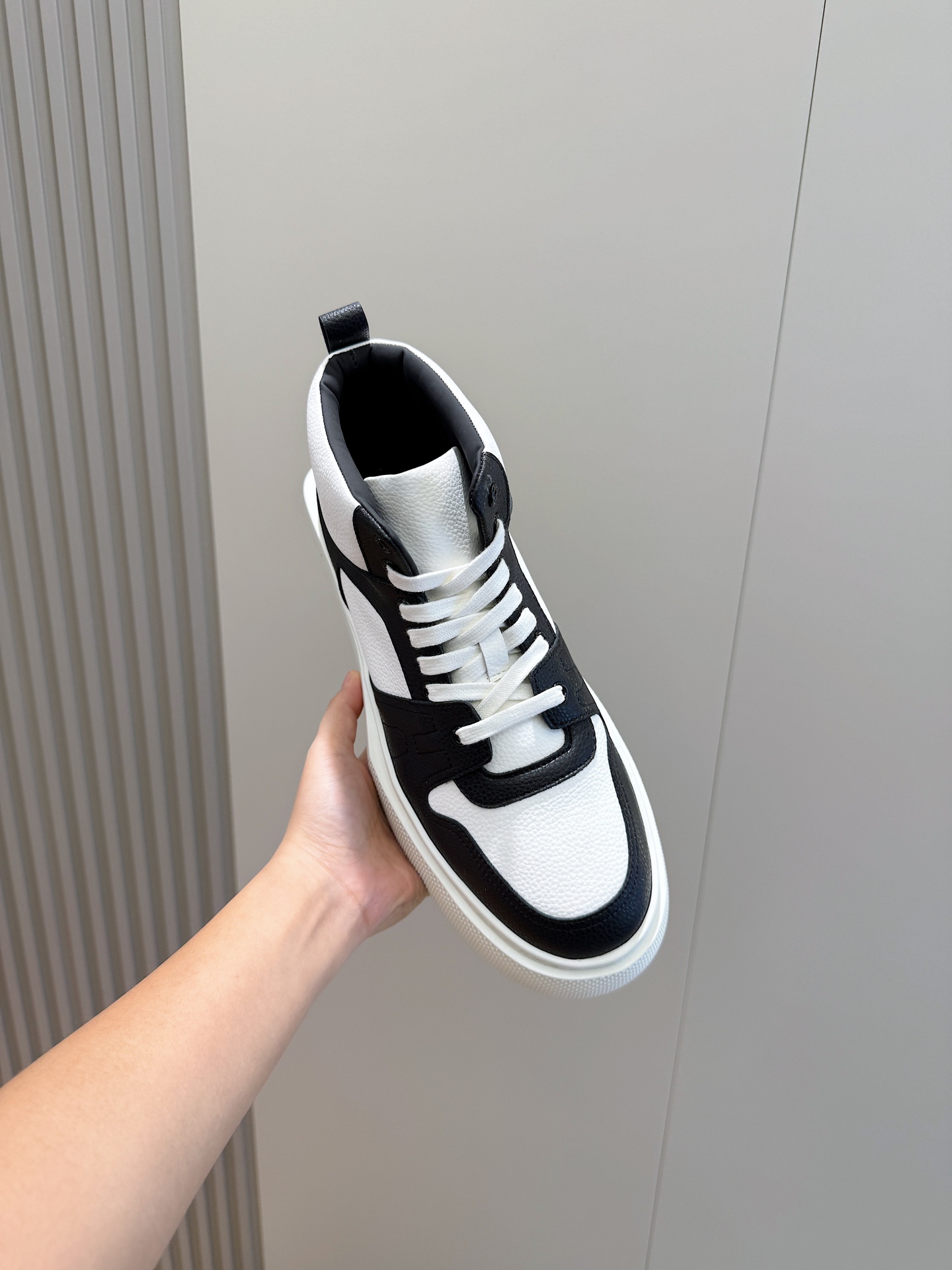 Hermes Leather Shoes Cow Leather White M-s