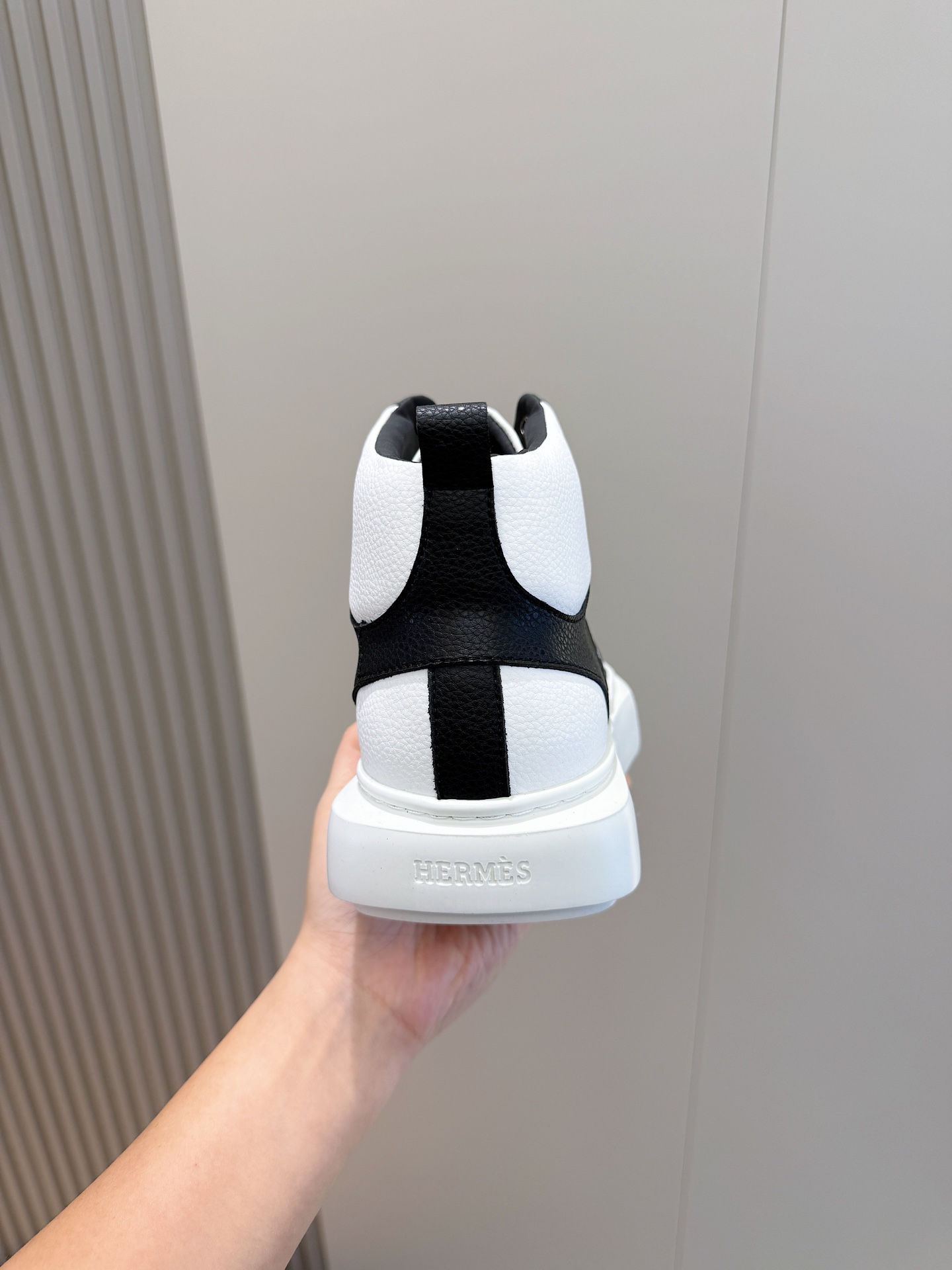 Hermes Leather Shoes Cow Leather White M-s