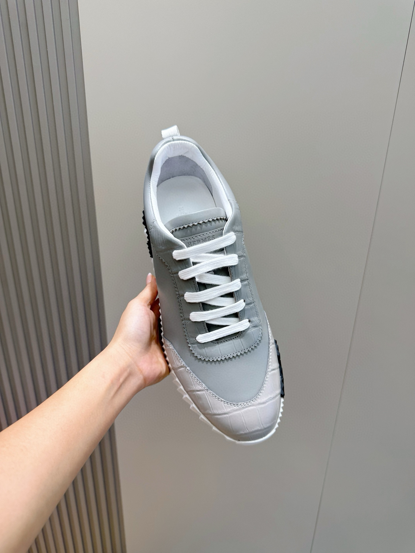 Hermes Male Sneakers Black M-s