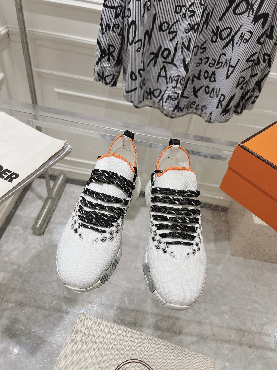 Hermes Couple Running Shoes Breathable M-l