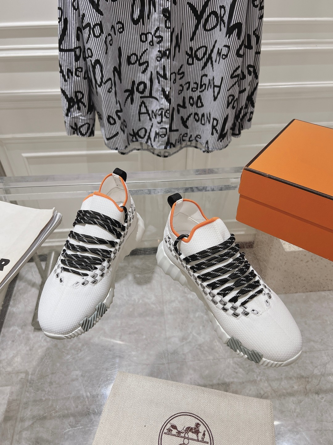 Hermes Couple Running Shoes Breathable M-l