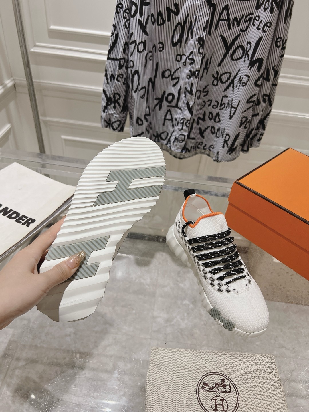 Hermes Couple Running Shoes Breathable M-l