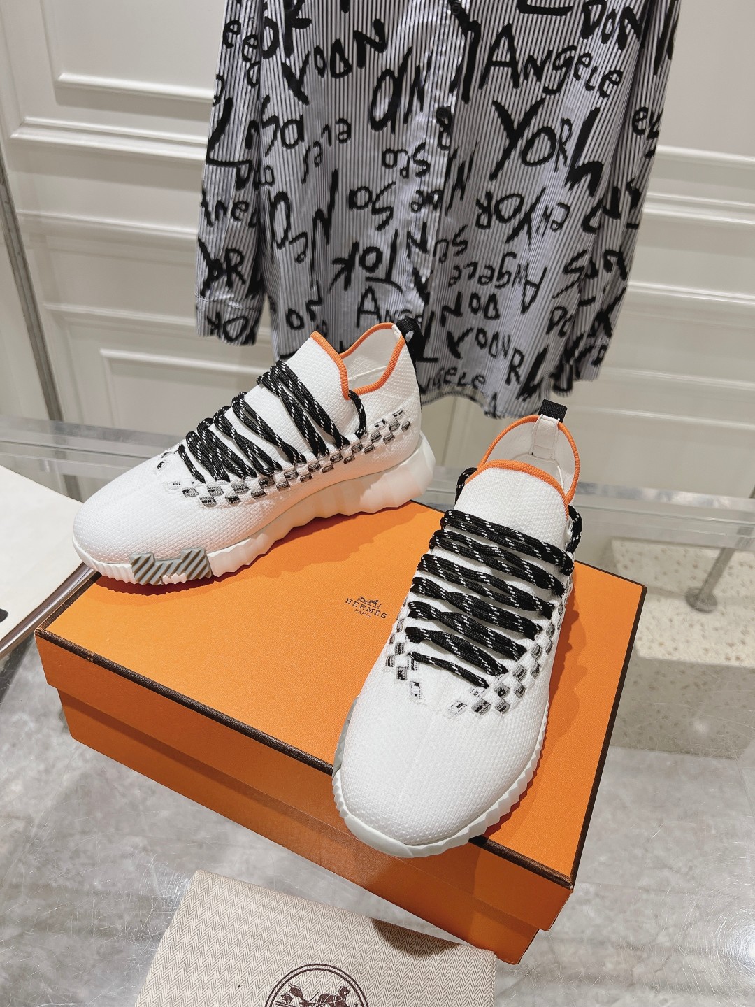 Hermes Couple Running Shoes Breathable M-l