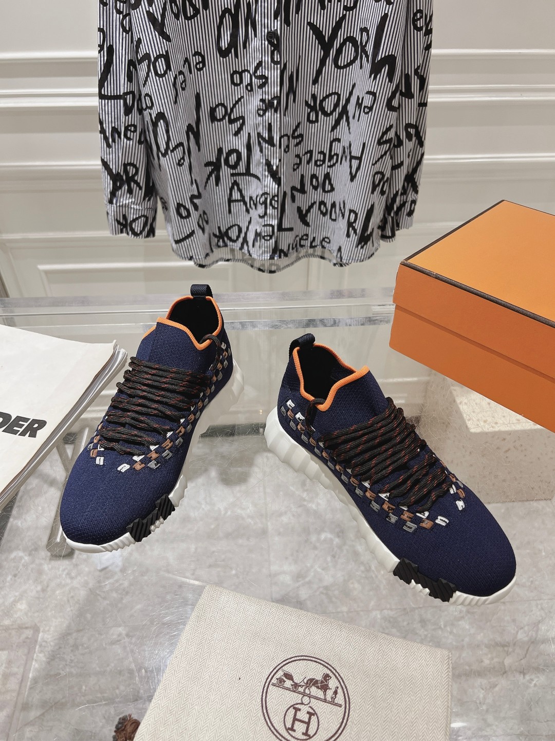 Hermes Couple Running Shoes Breathable M-l
