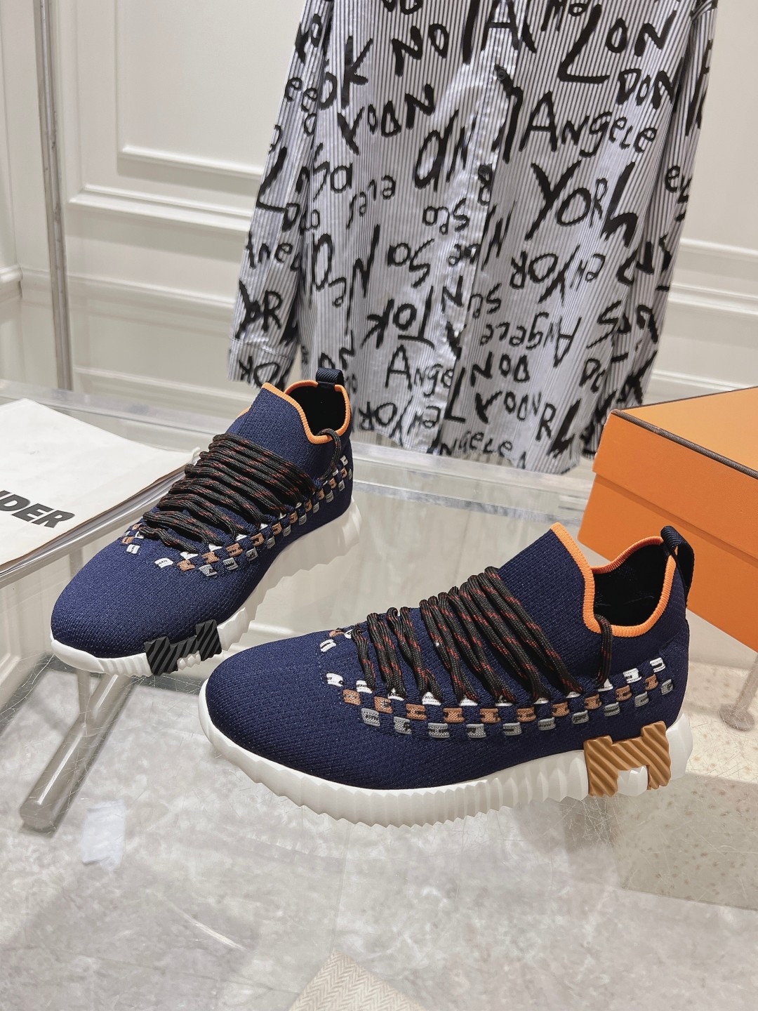 Hermes Couple Running Shoes Breathable M-l