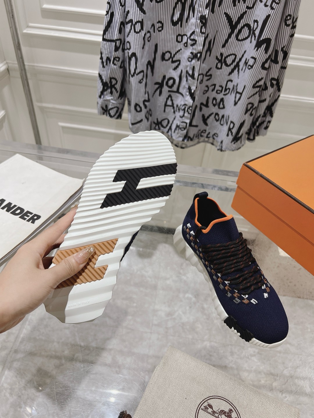 Hermes Couple Running Shoes Breathable M-l