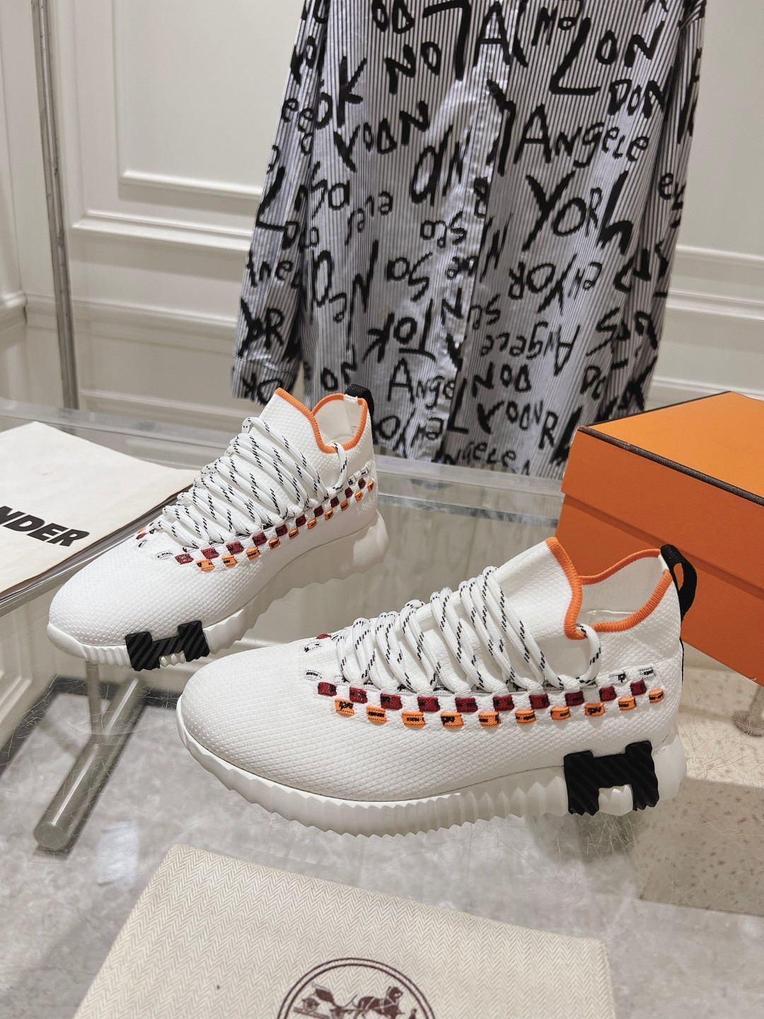 Hermes Couple Running Shoes Breathable M-l