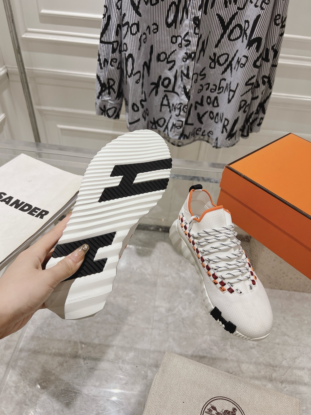 Hermes Couple Running Shoes Breathable M-l