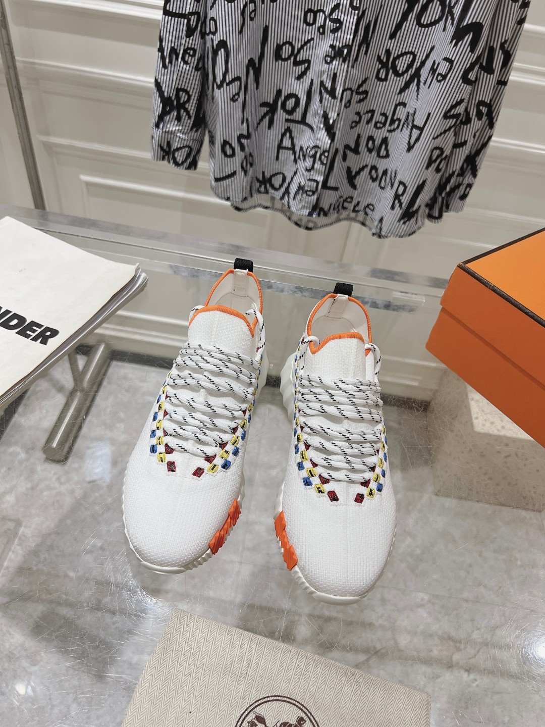 Hermes Couple Running Shoes Breathable M-l