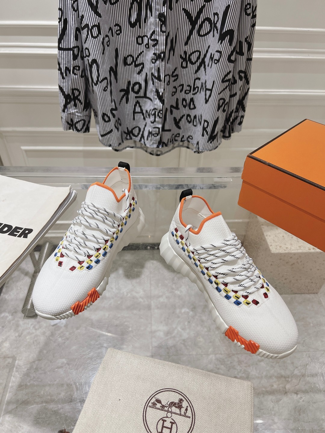 Hermes Couple Running Shoes Breathable M-l