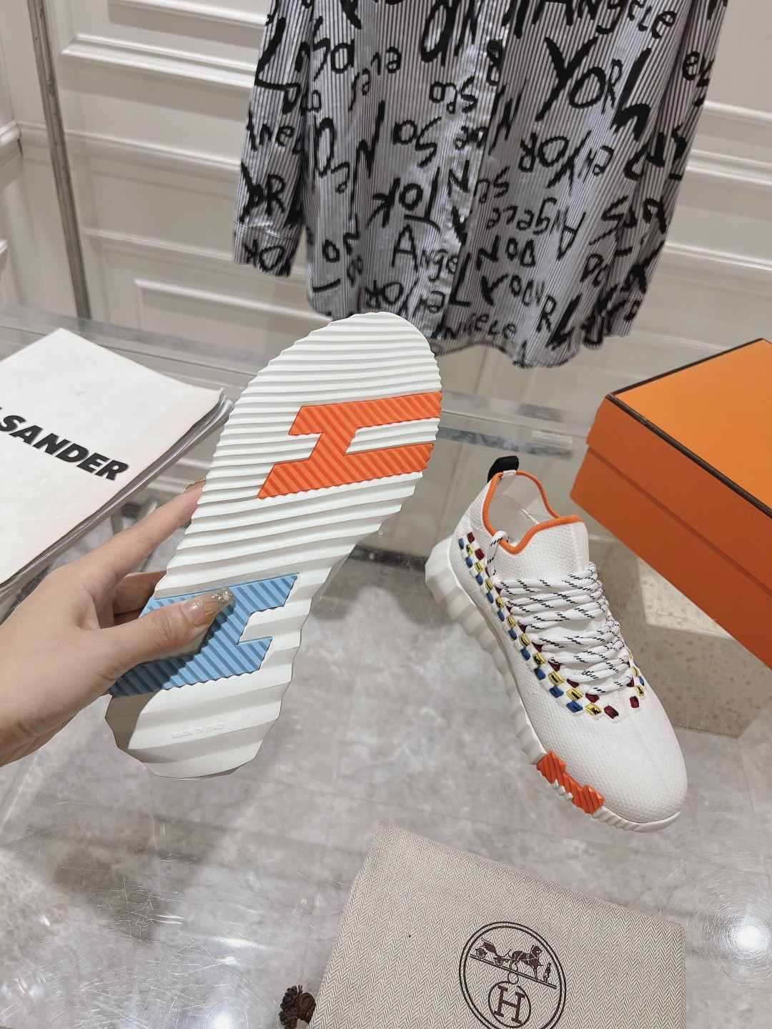 Hermes Couple Running Shoes Breathable M-l